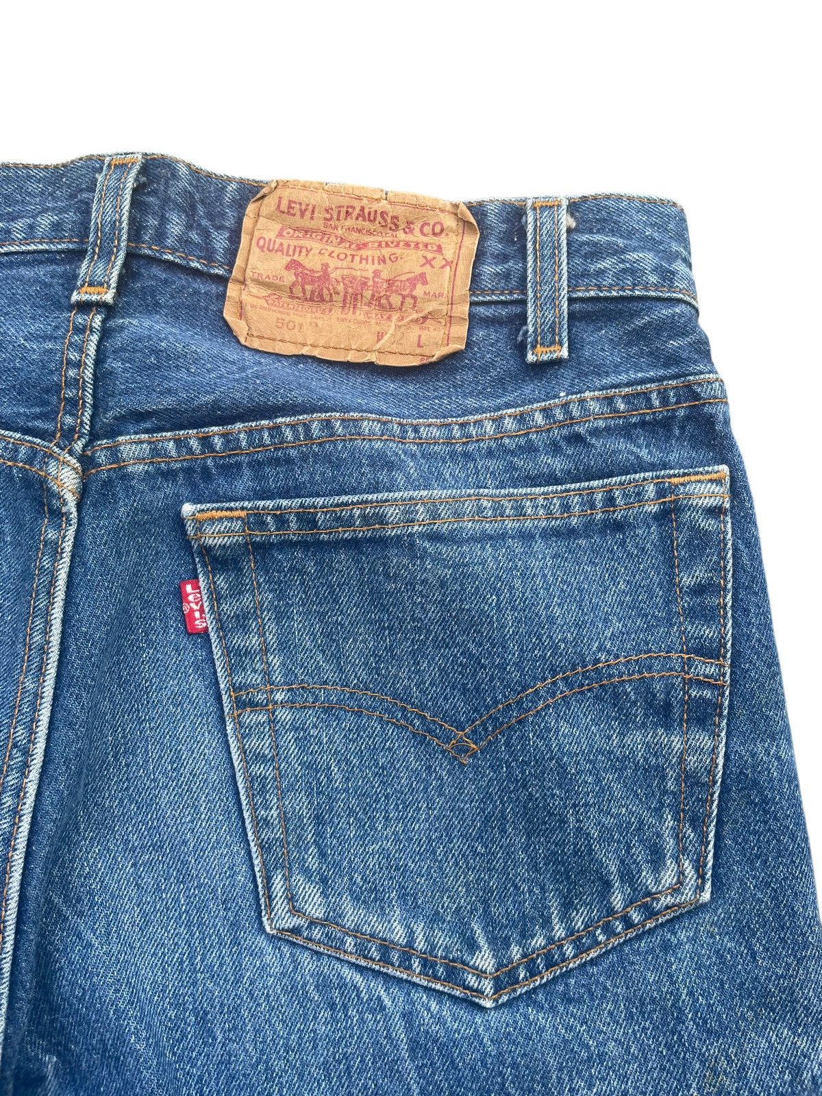 Levi's × Vintage Vintage 1989 Levis 501 XX e Distresed Size US 31 - 11 Thumbnail