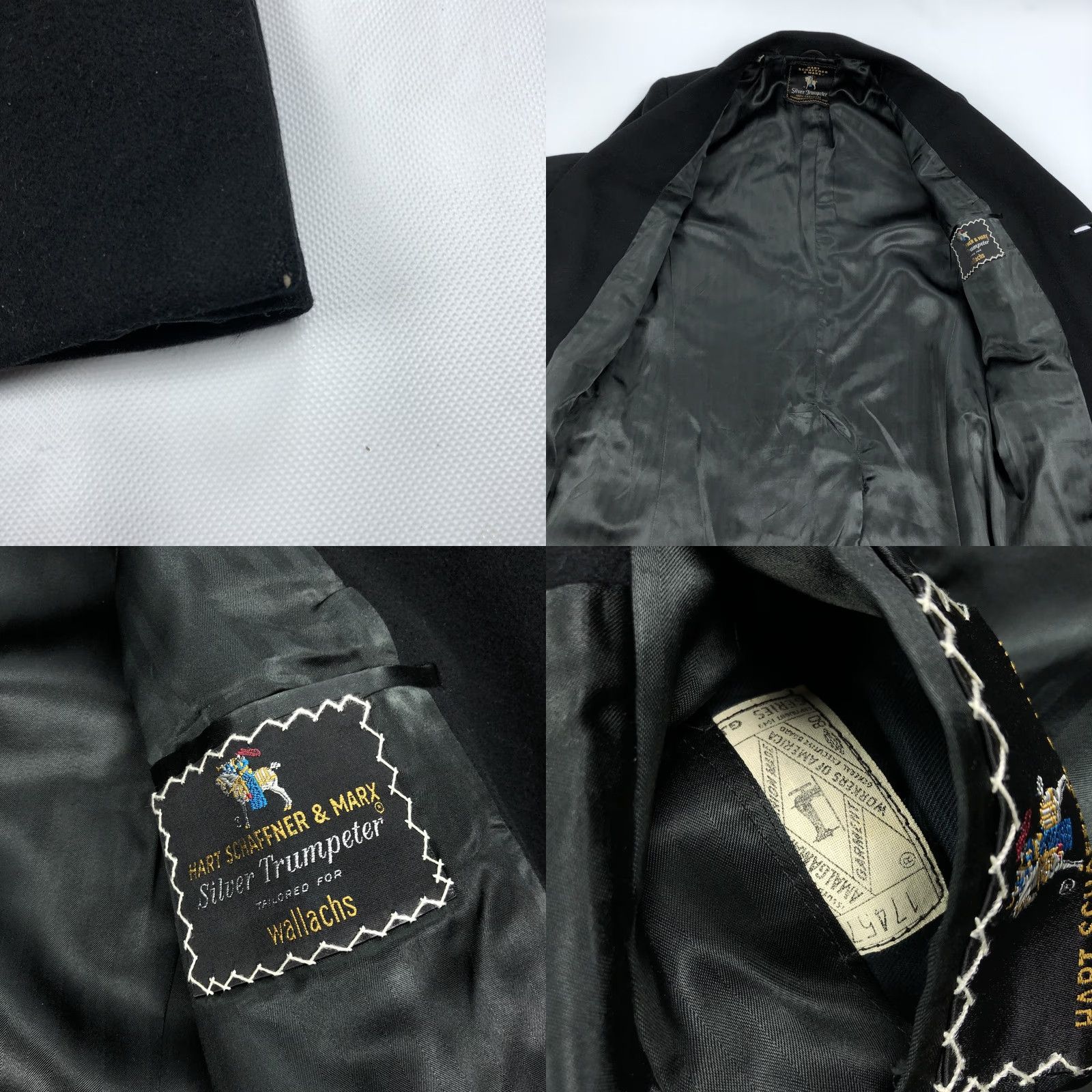 Hart Schaffner Marx Hart Schaffner & Marx Silver Trumpeter 100% Cashmere Overcoat Men's Size 50 Size US M / EU 48-50 / 2 - 8 Thumbnail