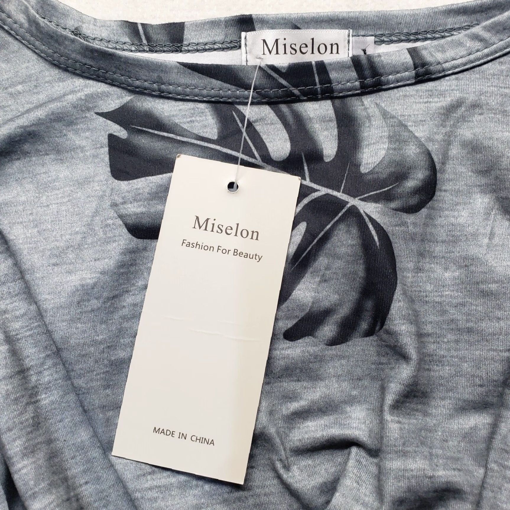 Vintage Miselon Dress Shirt Sleeveless Summer Bodycon L Gray Women’s Size L / US 10 / IT 46 - 3 Thumbnail