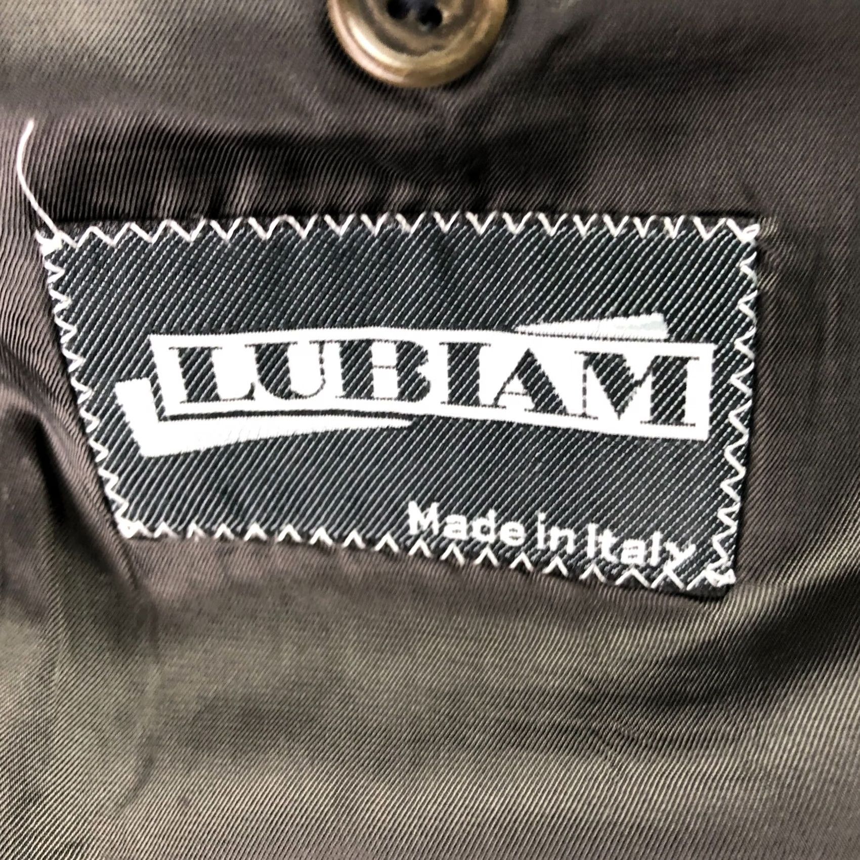 Lubiam Lubiam Two Button Mens 42 Green VTG Men Wool Blazer Stripe Italy 42R Size 42R - 3 Thumbnail