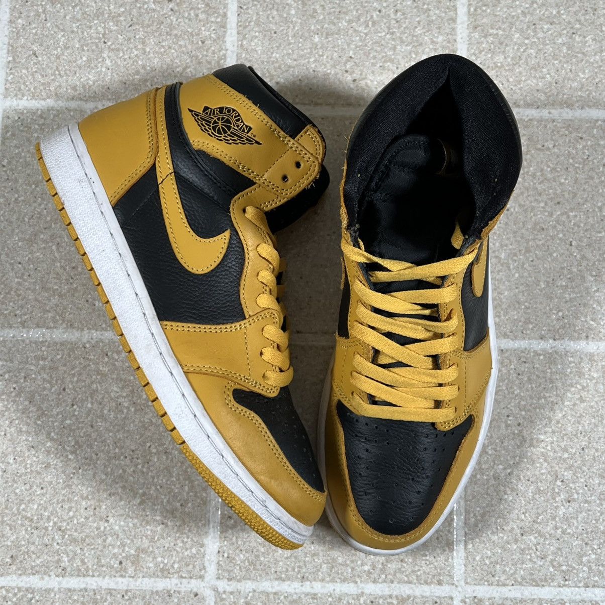Jordan Brand Nike Air Jordan 1 Sneaker sz8.5 Yellow Retro High OG Pollen Size US 8.5 / EU 41-42 - 2 Thumbnail