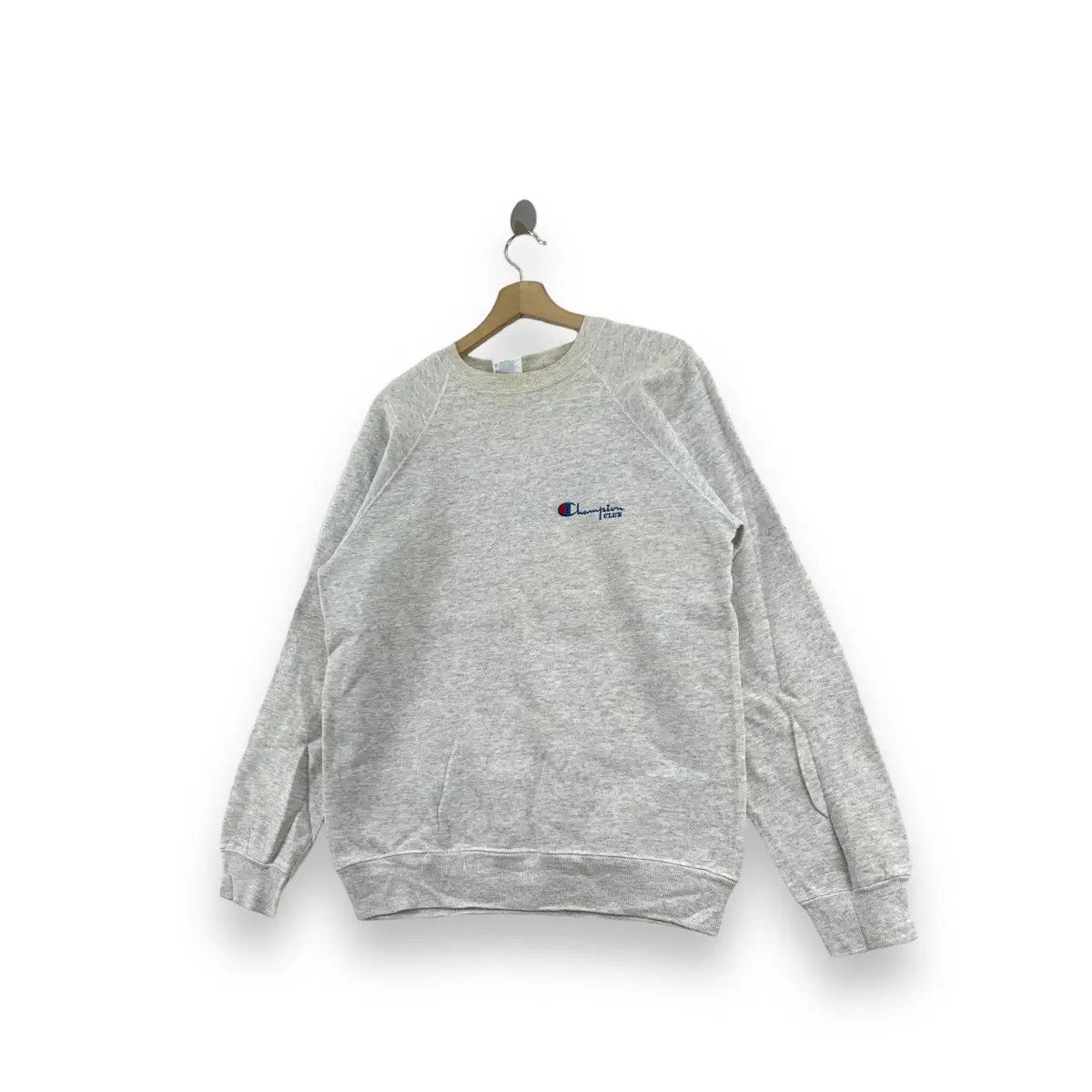 Champion Vintage 90’ CHAMPION CLUB Script Logo Beige Crewneck Size L / US 10 / IT 46 - 7 Thumbnail