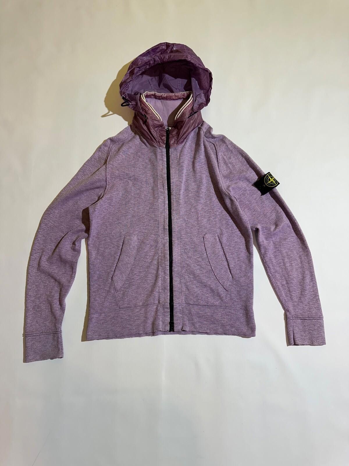 Stone Island Stone Island Nylon Hood Wool Full Zip Hoodie Sz M Size US M / EU 48-50 / 2 - 2 Thumbnail