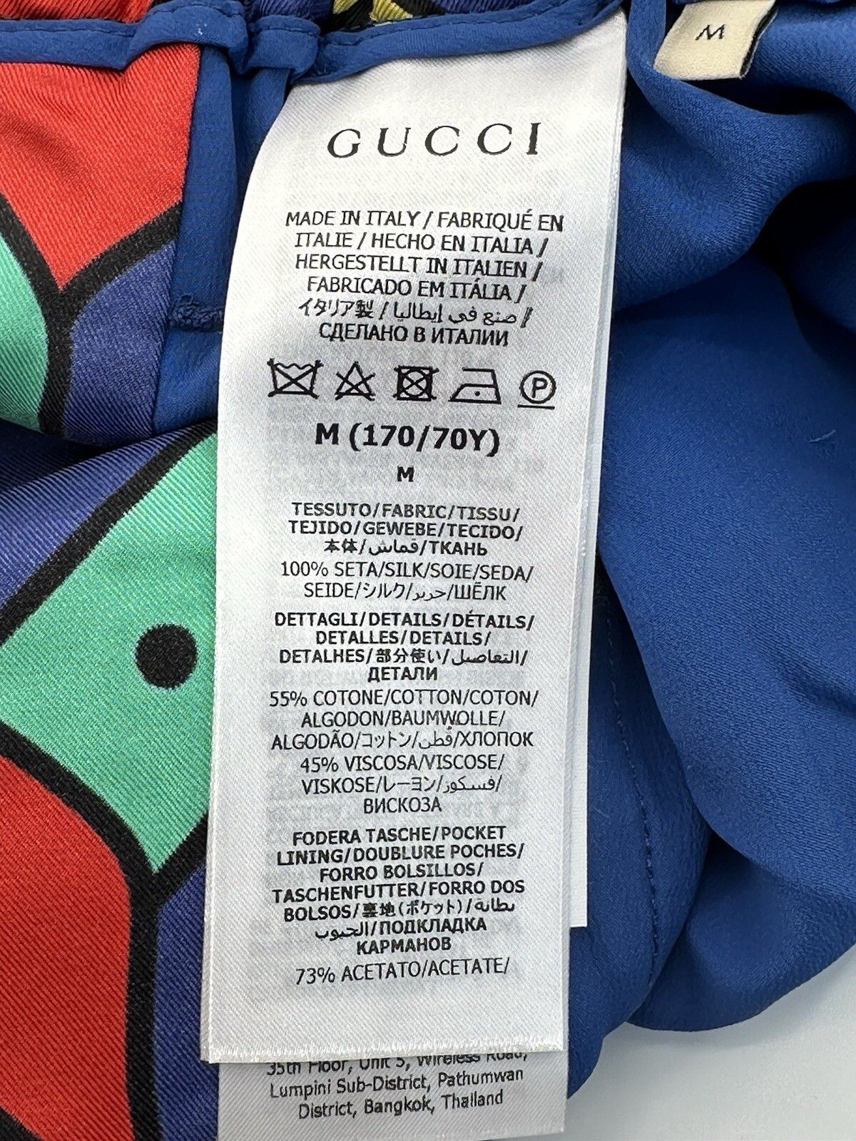 Gucci New Gucci Pants Woman's Silk Size-M Size 28" / US 6 / IT 42 - 13 Thumbnail