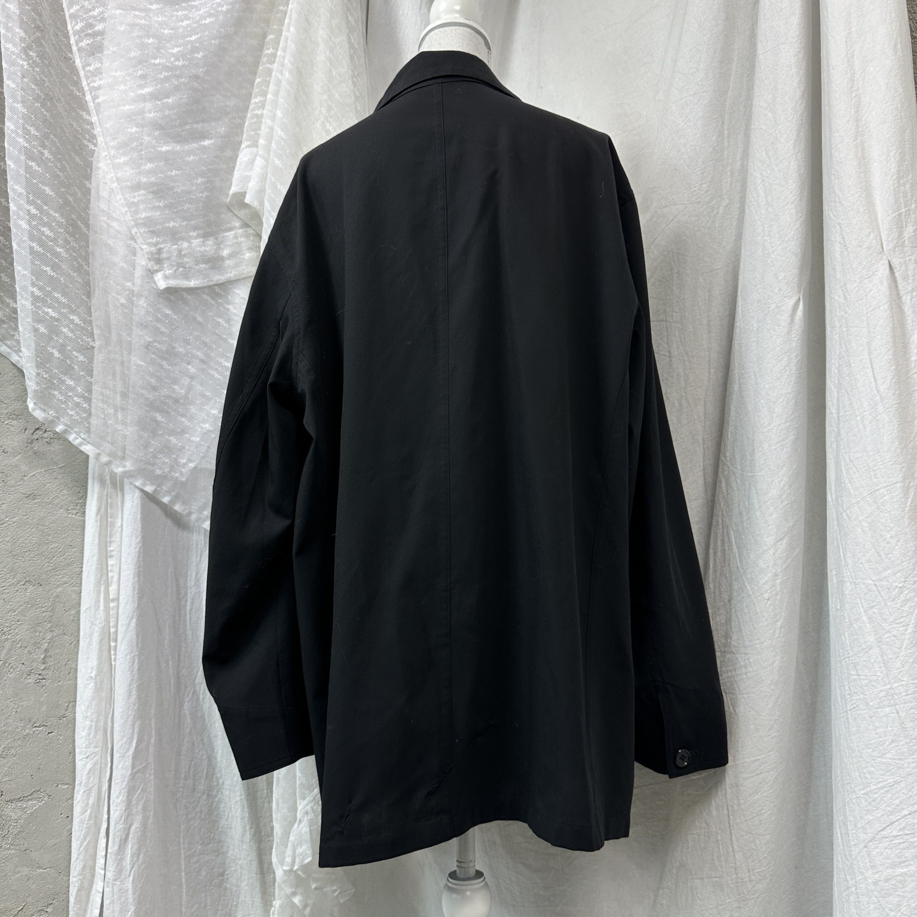 Yohji Yamamoto Vintage Avant-Garde Woolen Y’s Yohji Yamamoto Japanese Coat Size M / US 6-8 / IT 42-44 - 5 Thumbnail