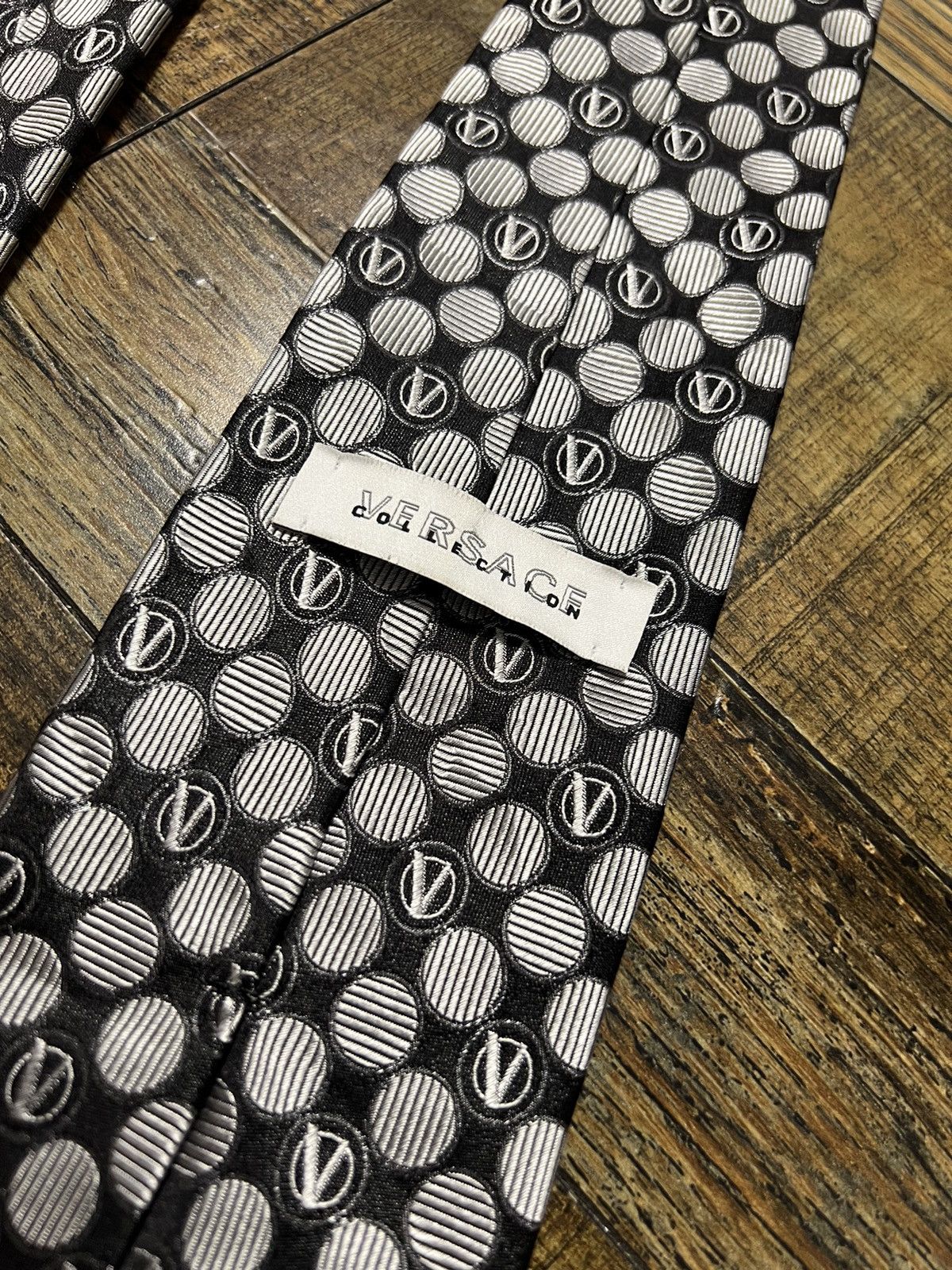 Versace VERSACE COLLECTION SILK MONOGRAM TIES MADE IN ITALY Size ONE SIZE - 8 Thumbnail