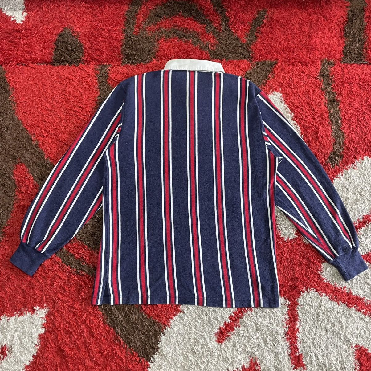 Polo Ralph Lauren 🔥Vintage Polo Ralph Lauren Small Pony Striped Rugby Shirts Size US M / EU 48-50 / 2 - 2 Thumbnail