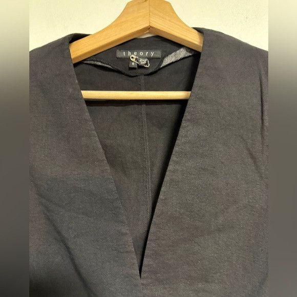 Theory Theory Black Open Front Blazer Women’s Size 8 Size M / US 6-8 / IT 42-44 - 4 Thumbnail