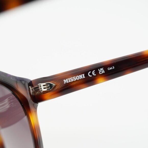 Missoni Missoni MIS 0088/S 0AY0 3X Sunglasses Havana Cat Eye Frame Size ONE SIZE - 4 Thumbnail