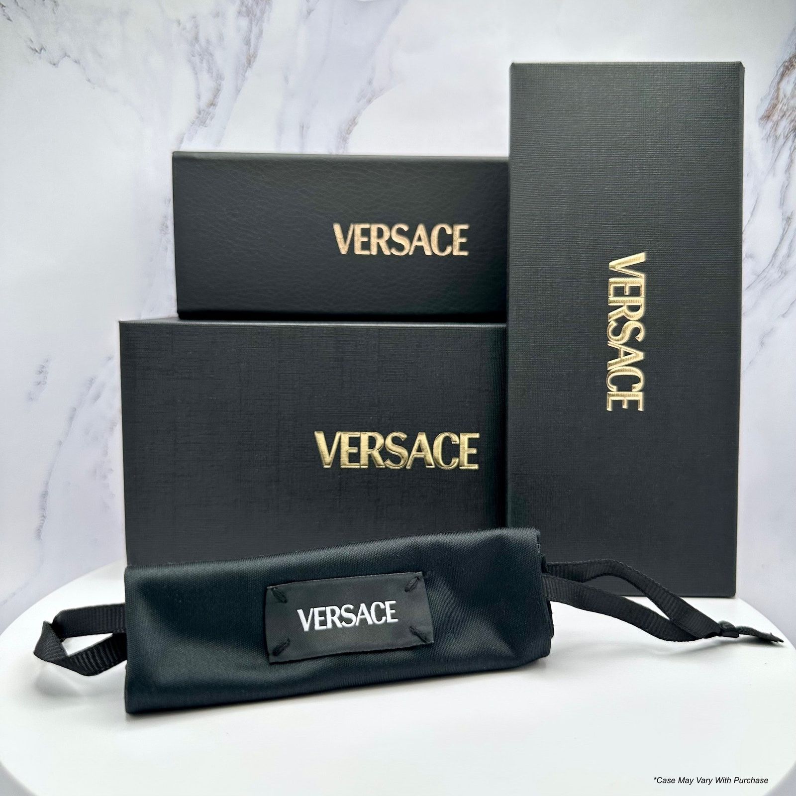 Versace New VERSACE Gold Metal Square Pilot Aviator Sunglasses Size ONE SIZE - 9 Thumbnail