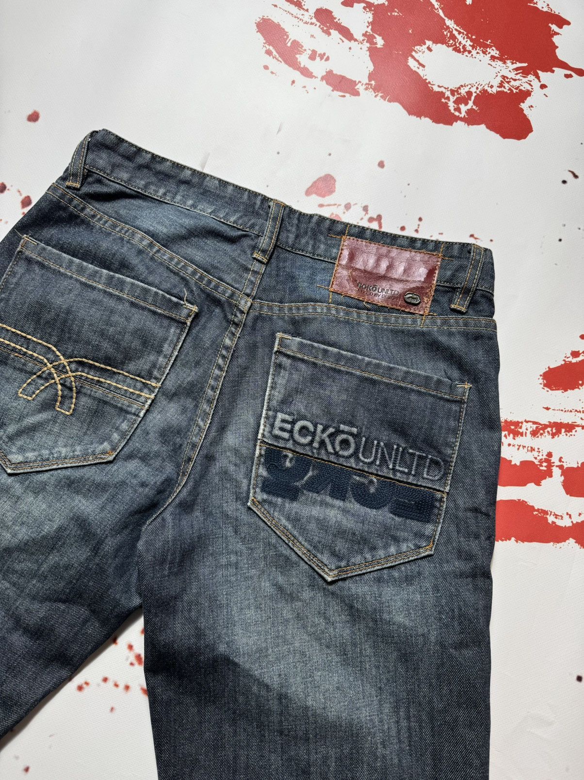 Ecko Unltd. vintage 90s ecko unlimited shorts big logo jnco Size US 30 / EU 46 - 2 Thumbnail