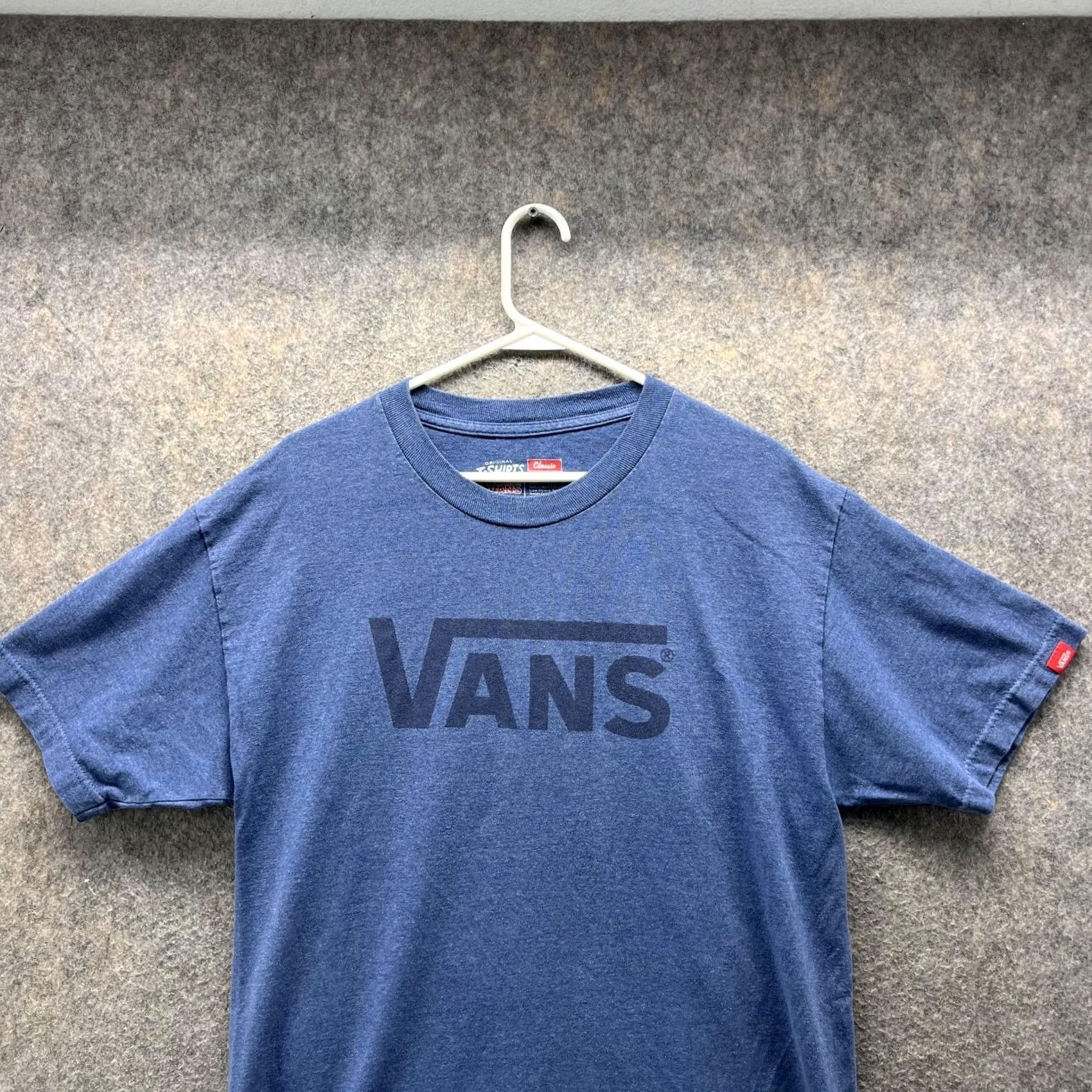 Vans Vans Shirt Men Large Adult Heather Blue Casual Tee Crewneck Classic Logo Size US L / EU 52-54 / 3 - 3 Thumbnail