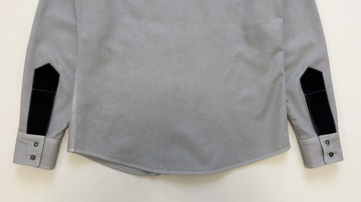 Maison Margiela A/W 11 Sample Light Grey Cotton Western Shirt Size US M / EU 48-50 / 2 - 19 Thumbnail