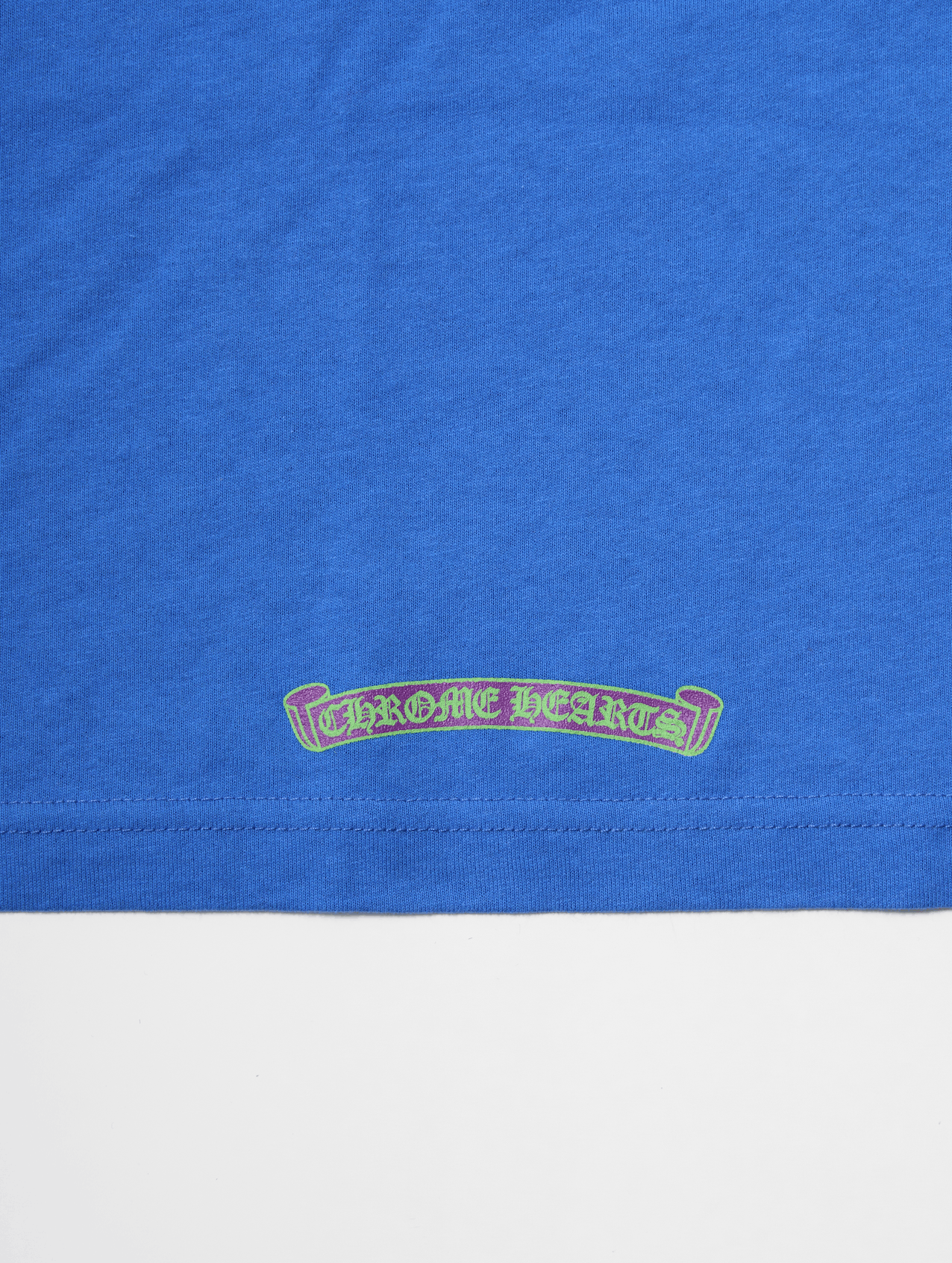 Chrome Hearts CHROME HEARTS Scroll Logo T-Shirt blue Size US M / EU 48-50 / 2 - 6 Thumbnail