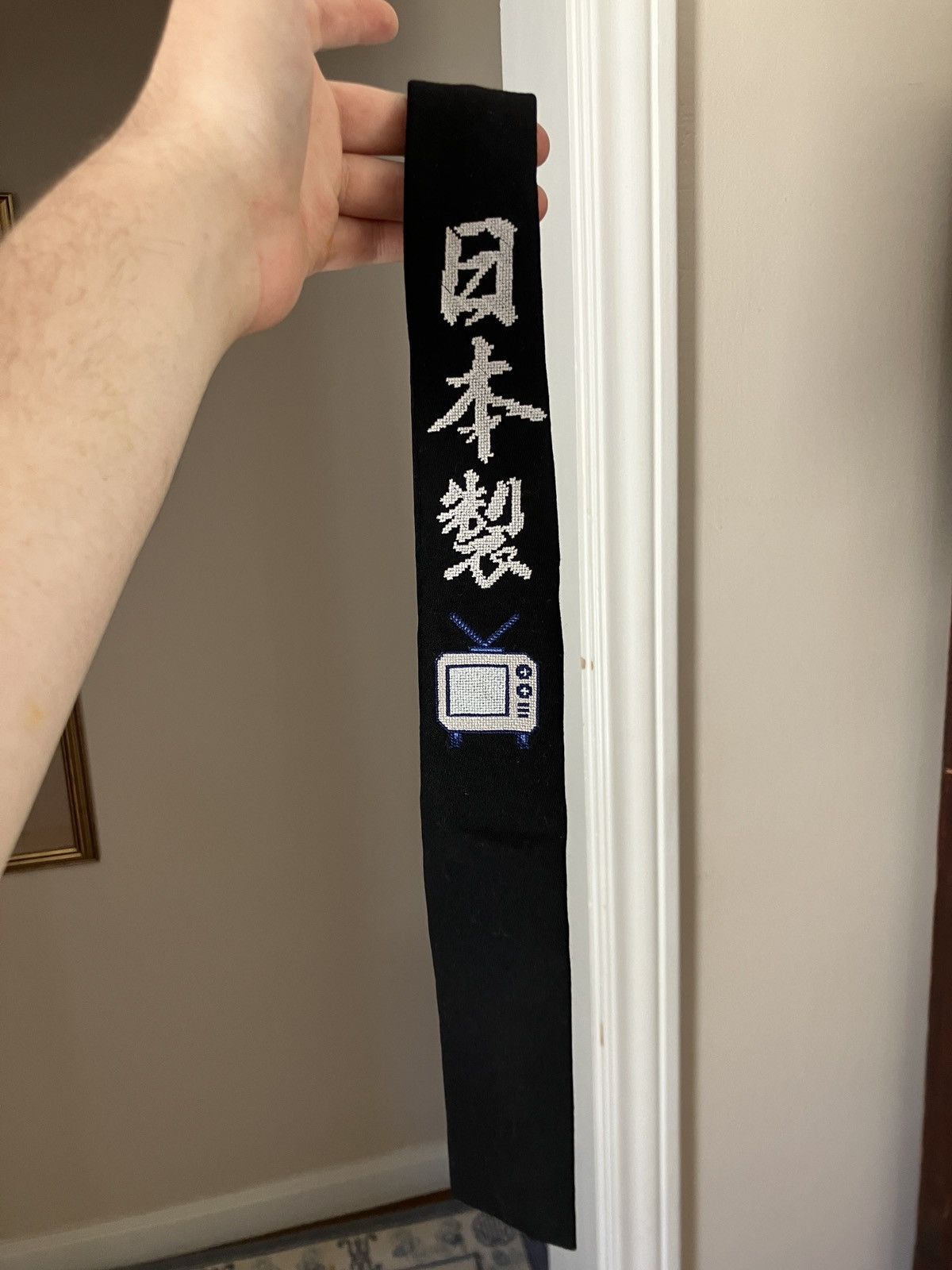 Yohji Yamamoto Pour Homme 禁煙宣言 tie | Grailed