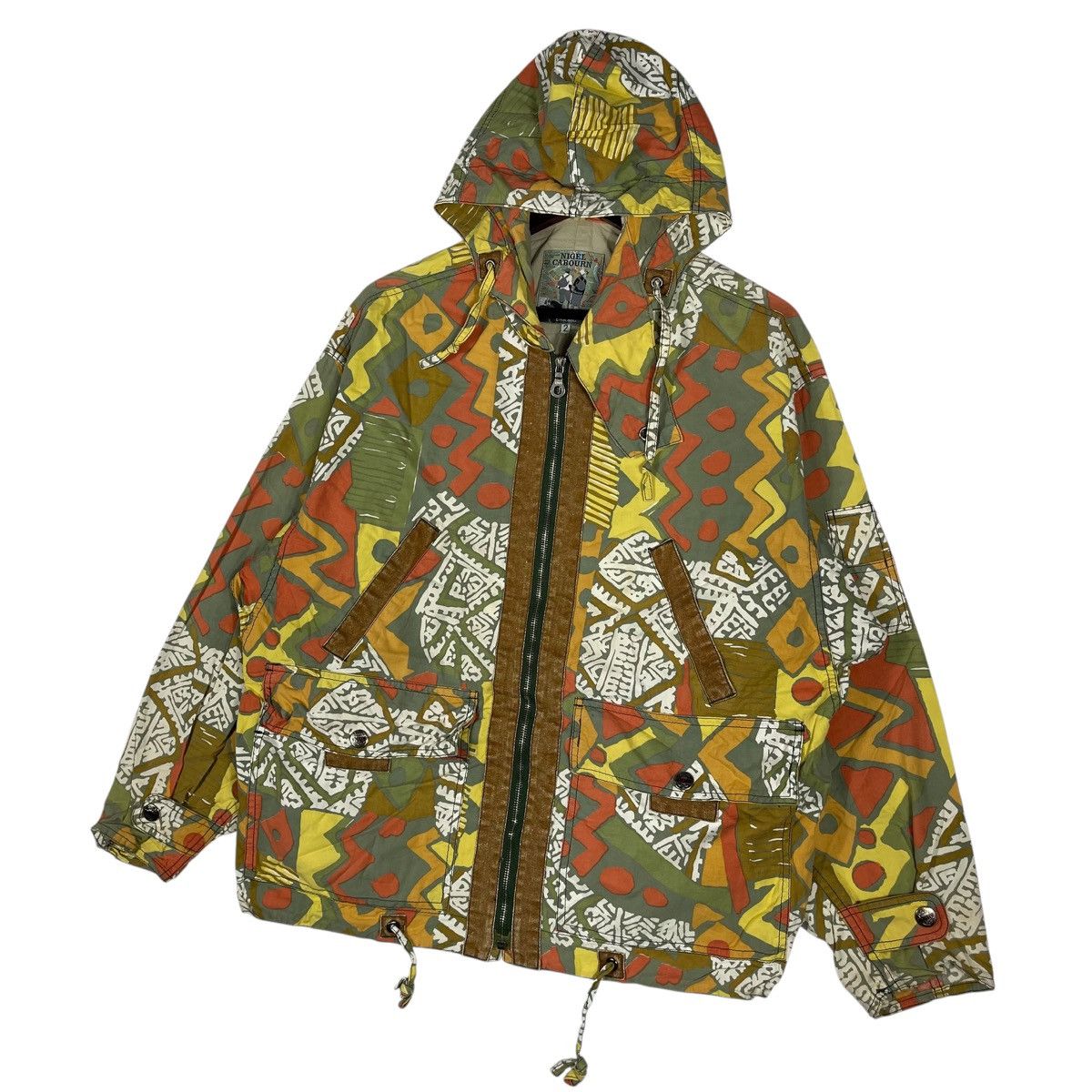 Nigel Cabourn Vintage Nigel Cabourn Geometric Parka Jacket Size US XL / EU 56 / 4 - 3 Thumbnail
