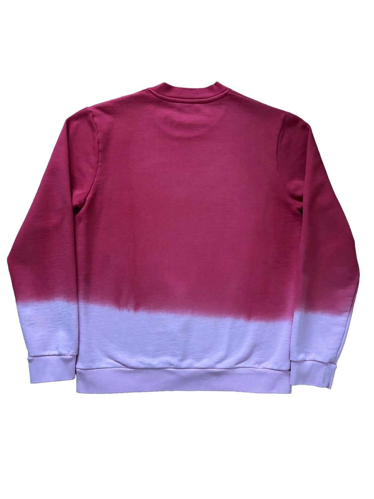 Raf Simons Raf Simons Dip Dye Red/Pink Crewneck Sweatshirt US M Size US M / EU 48-50 / 2 - 2 Thumbnail