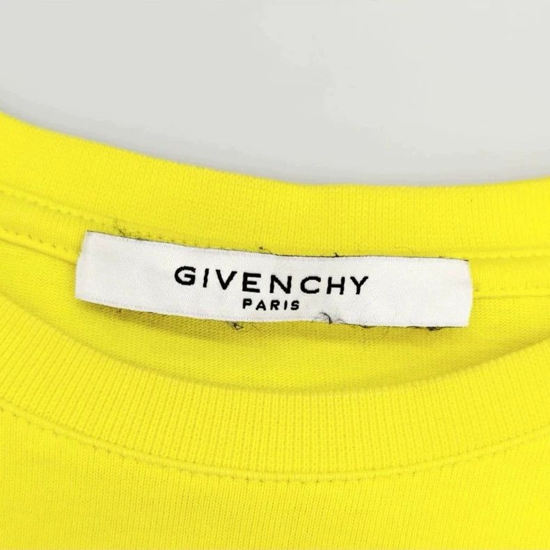 Givenchy Givenchy Sleeve Logo Yellow T-Shirt Size US XS / EU 42 / 0 - 3 Thumbnail