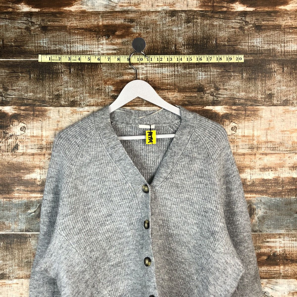 GU GU japan grey Cardigan Knitwear #A1734 Size M / US 6-8 / IT 42-44 - 2 Thumbnail