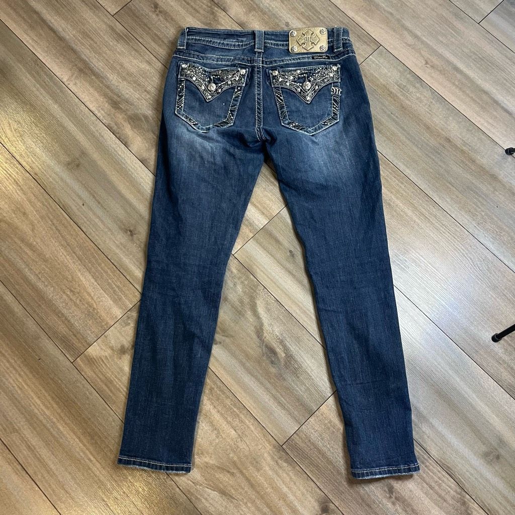 Other Miss Me Blue Denim Casual Skinny Jean Women 28 Size 28" / US 6 / IT 42 - 5 Thumbnail