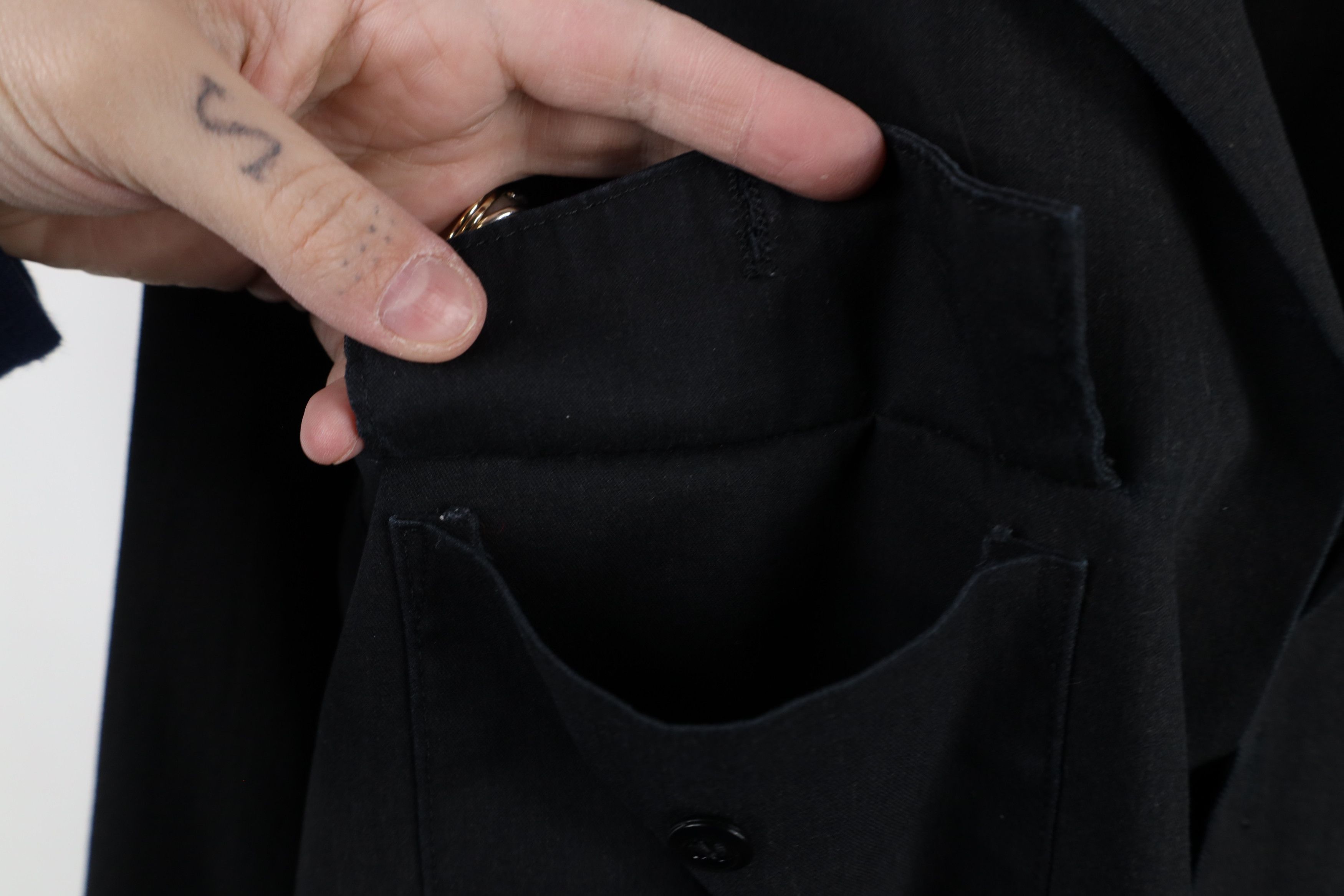 Dickies × Vintage Vintage 90s Dickies Workwear Button Shirt Black USA Size US M / EU 48-50 / 2 - 7 Thumbnail