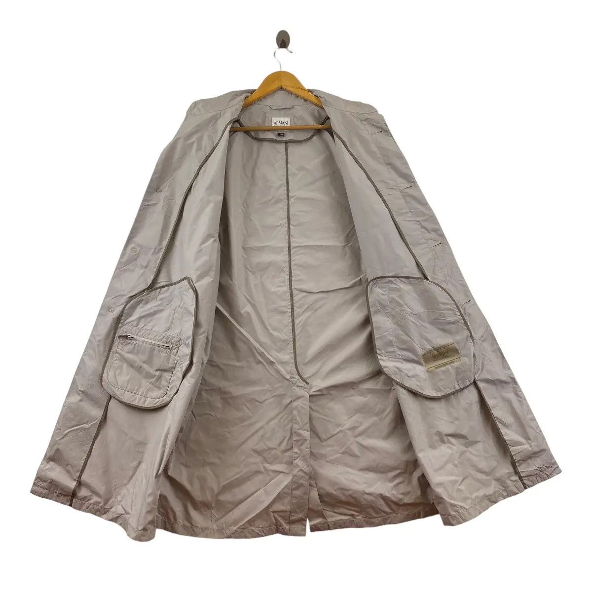 Giorgio Armani GIORGIO ARMANI COLLEZIONI Water Repellent Trench Coat Size XL / US 12-14 / IT 48-50 - 3 Thumbnail