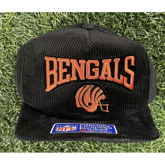 New Era Vintage 80s Cincinnati Bengals New Era NFL Corduroy Snapback Size ONE SIZE - 3 Thumbnail