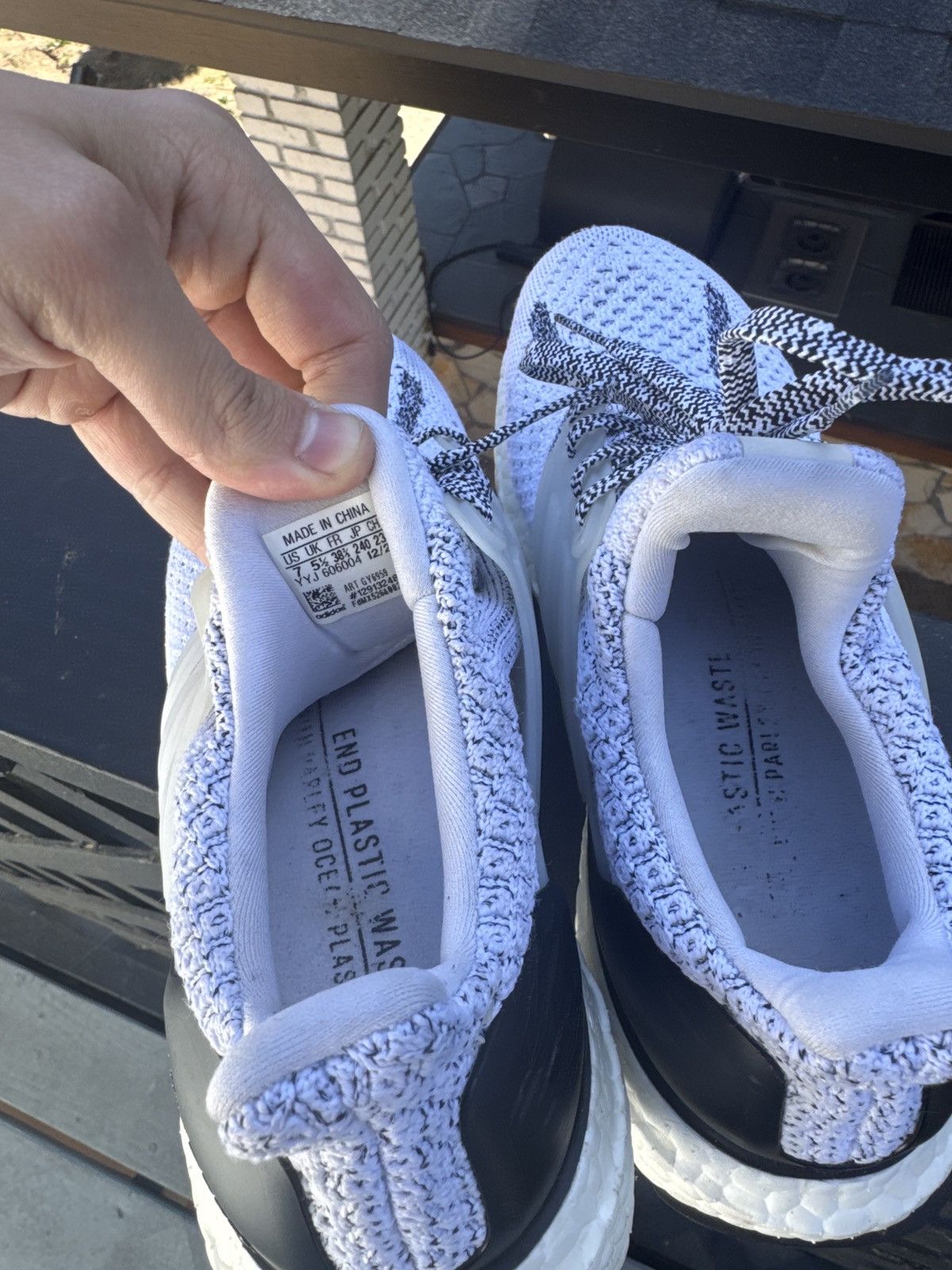 Adidas Adidas ultra boost, white and gray Size US 7 / IT 37 - 6 Thumbnail