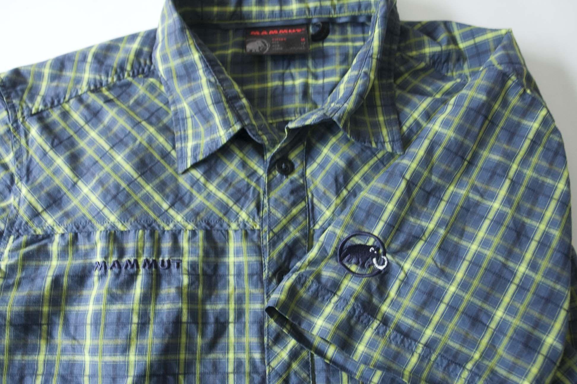 Mammut Mammut Shirt Short Sleeve Size M Plaid Blue/ Green Size US M / EU 48-50 / 2 - 4 Thumbnail