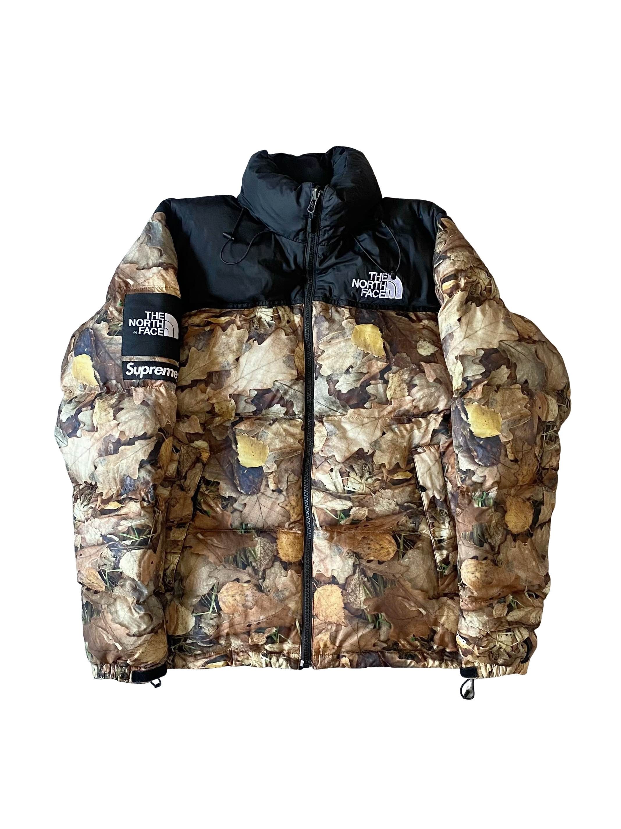 Supreme The North Face Leaves Nuptse Jacket | Grailed