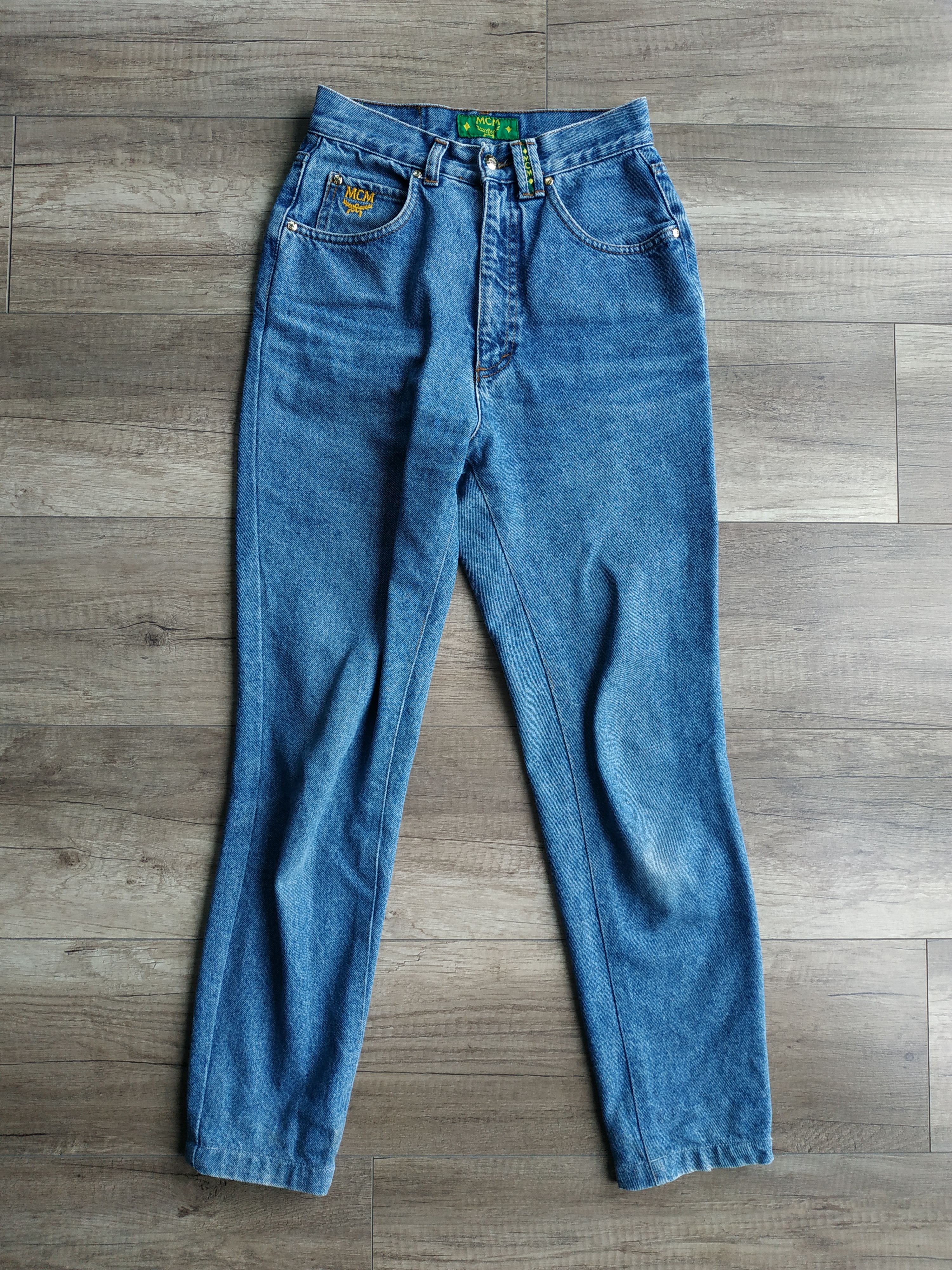 MCM × Vintage MCM Tapered Slim Fit Vintage 90's Women's Jeans, s.28 (XS-S) Size 28" / US 6 / IT 42 - 2 Thumbnail
