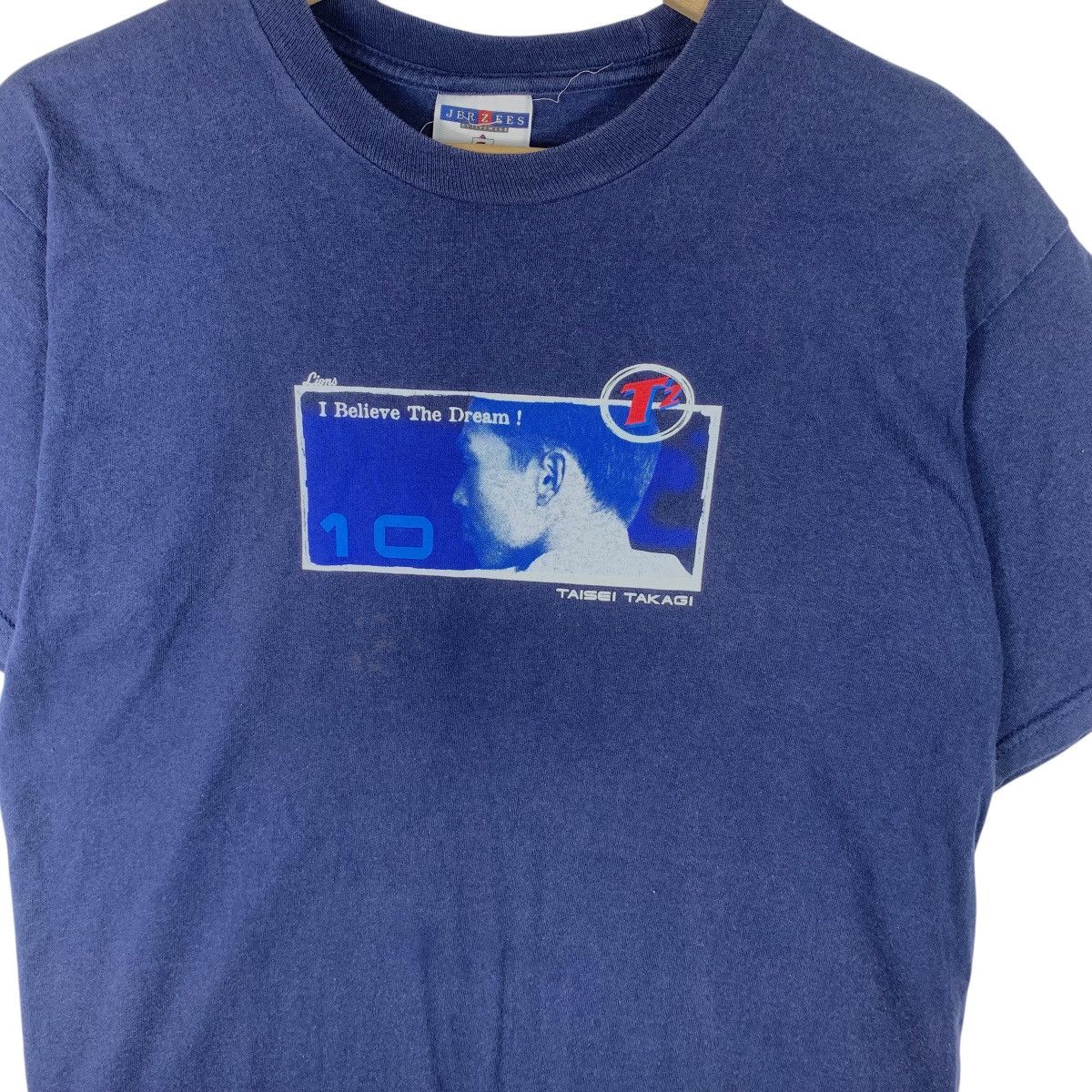 MLB Vintage MLB TAISEI TAKAGI Seibu Lions Baseball Tee Shirt Size US M / EU 48-50 / 2 - 3 Thumbnail