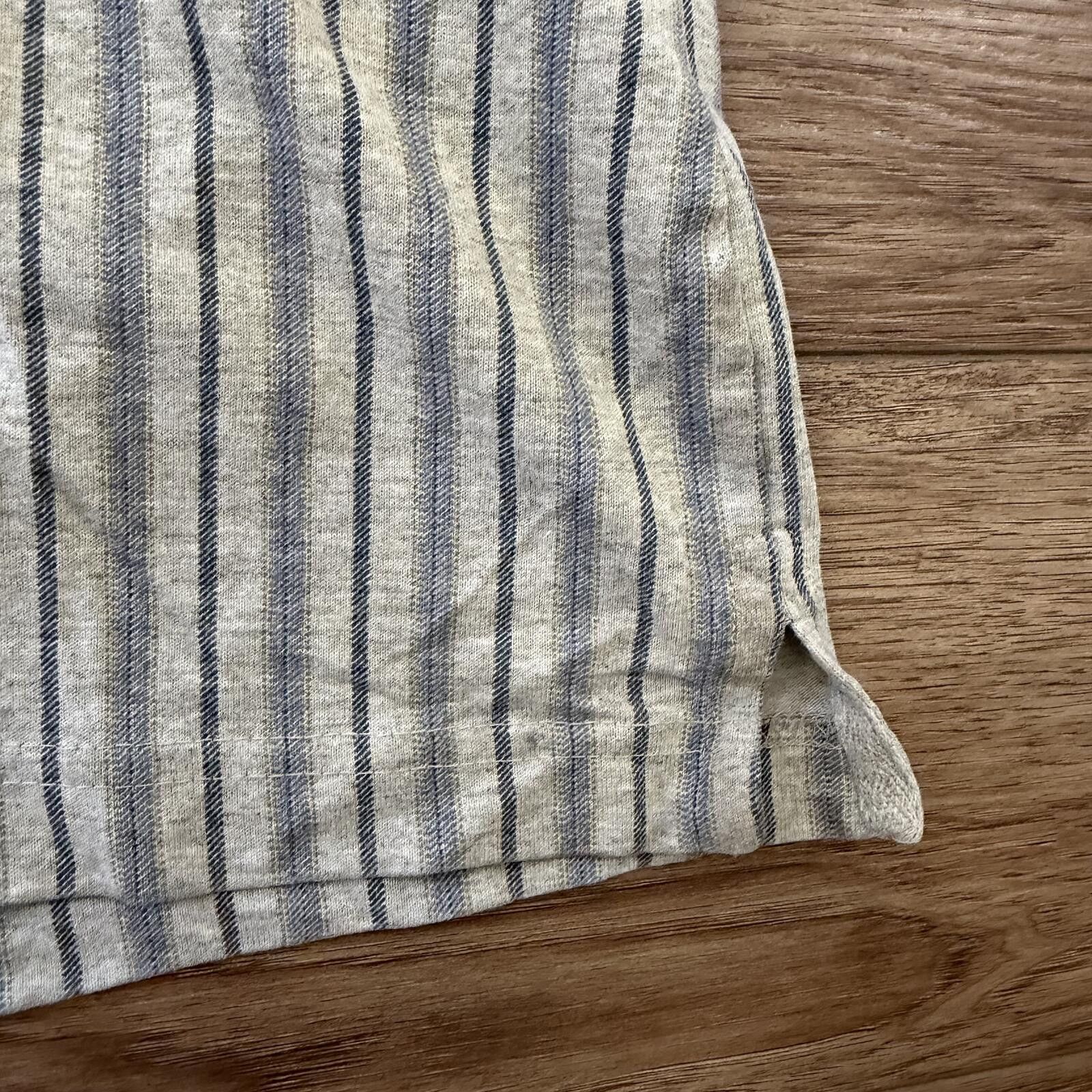 Other Vintage 90s Striped Henley Basic Equipment Shirt 2X Size US XL / EU 56 / 4 - 4 Thumbnail