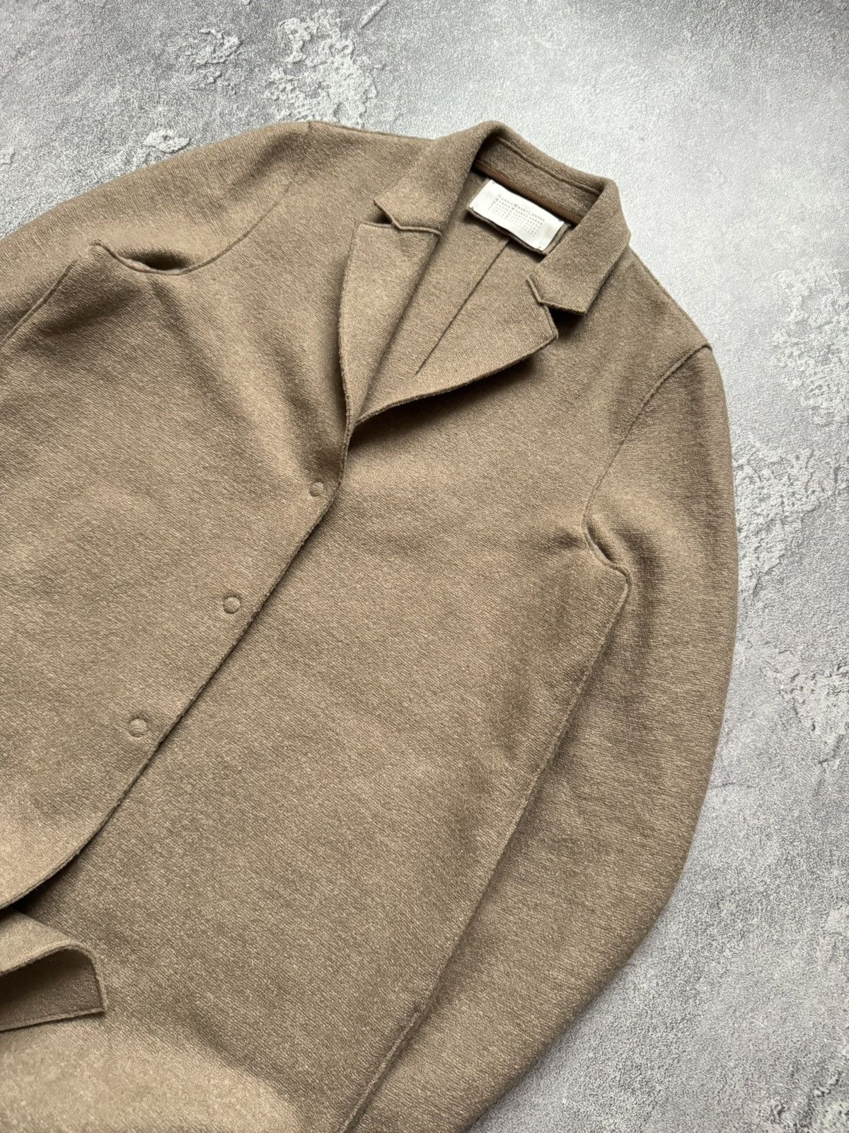 Harris Wharf London Harris Wharf London IT44 A1301MLK coat wool jacket button up Size M / US 6-8 / IT 42-44 - 3 Thumbnail