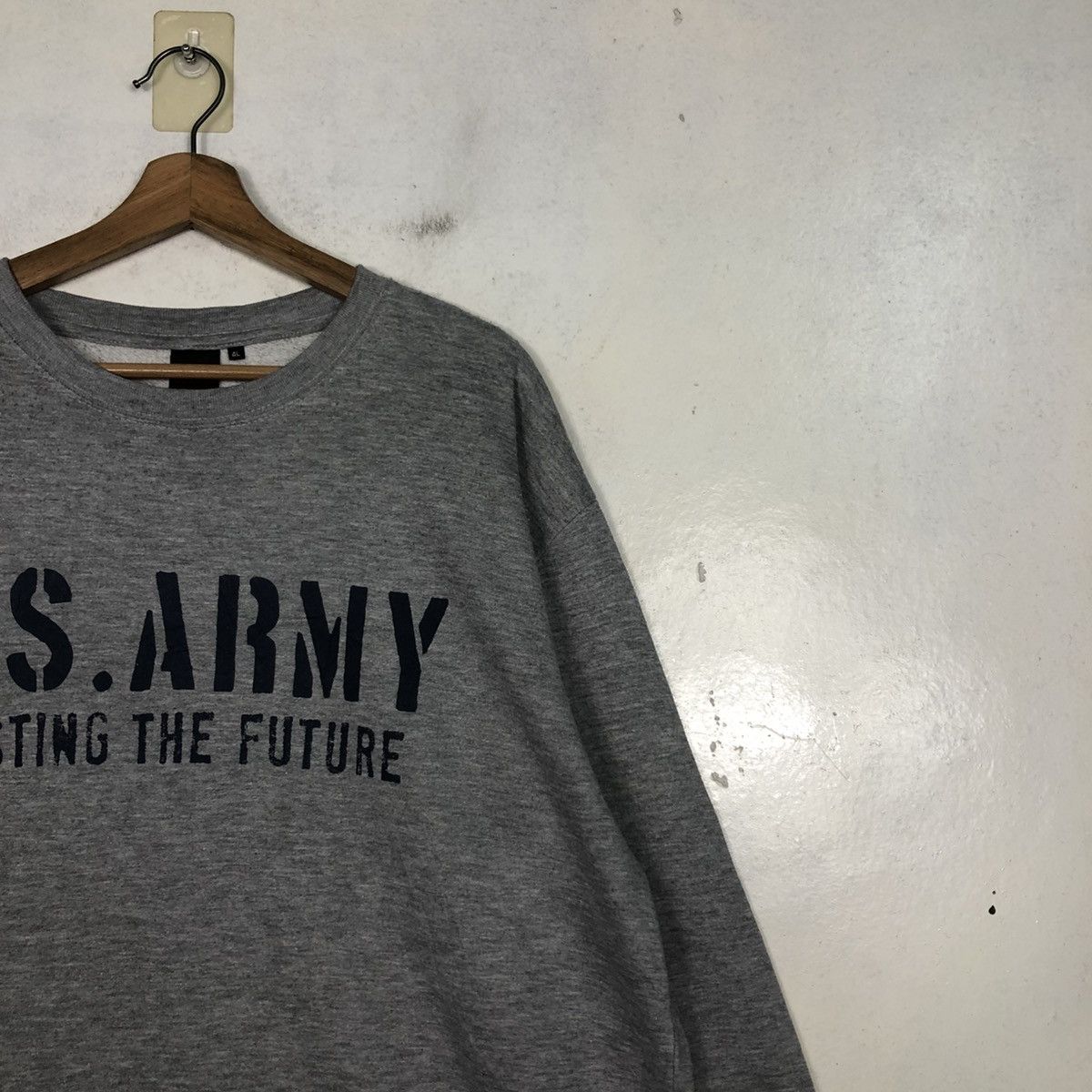 Japanese Brand 📌US Army Spell Out Big Logo Sweatshirt Size US L / EU 52-54 / 3 - 7 Thumbnail