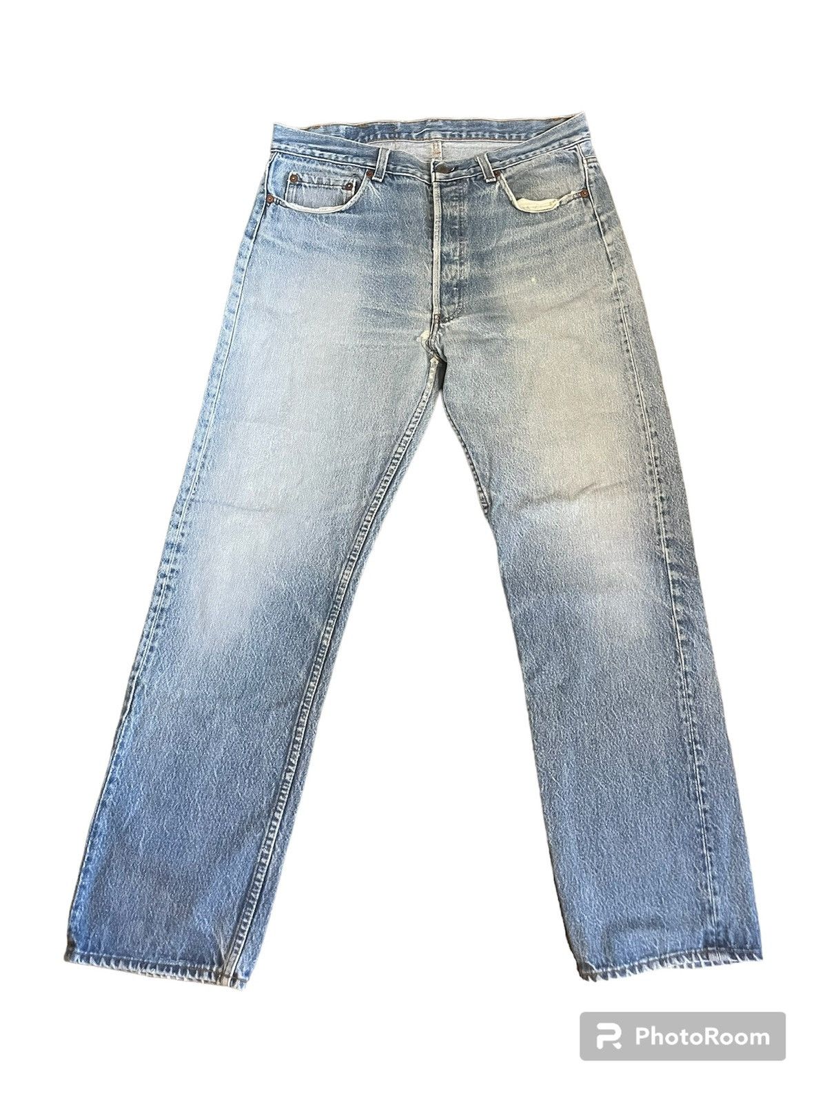 image of Levis x Vintage 1980S Levi’S 501 in Blue, Men's (Size 34)