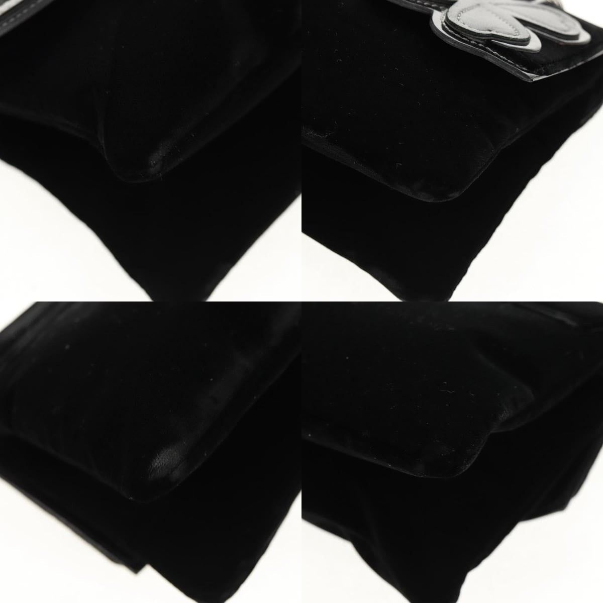 Chanel Chanel Chain Camellia No.5 Shoulder Bag Velour Size ONE SIZE - 5 Thumbnail