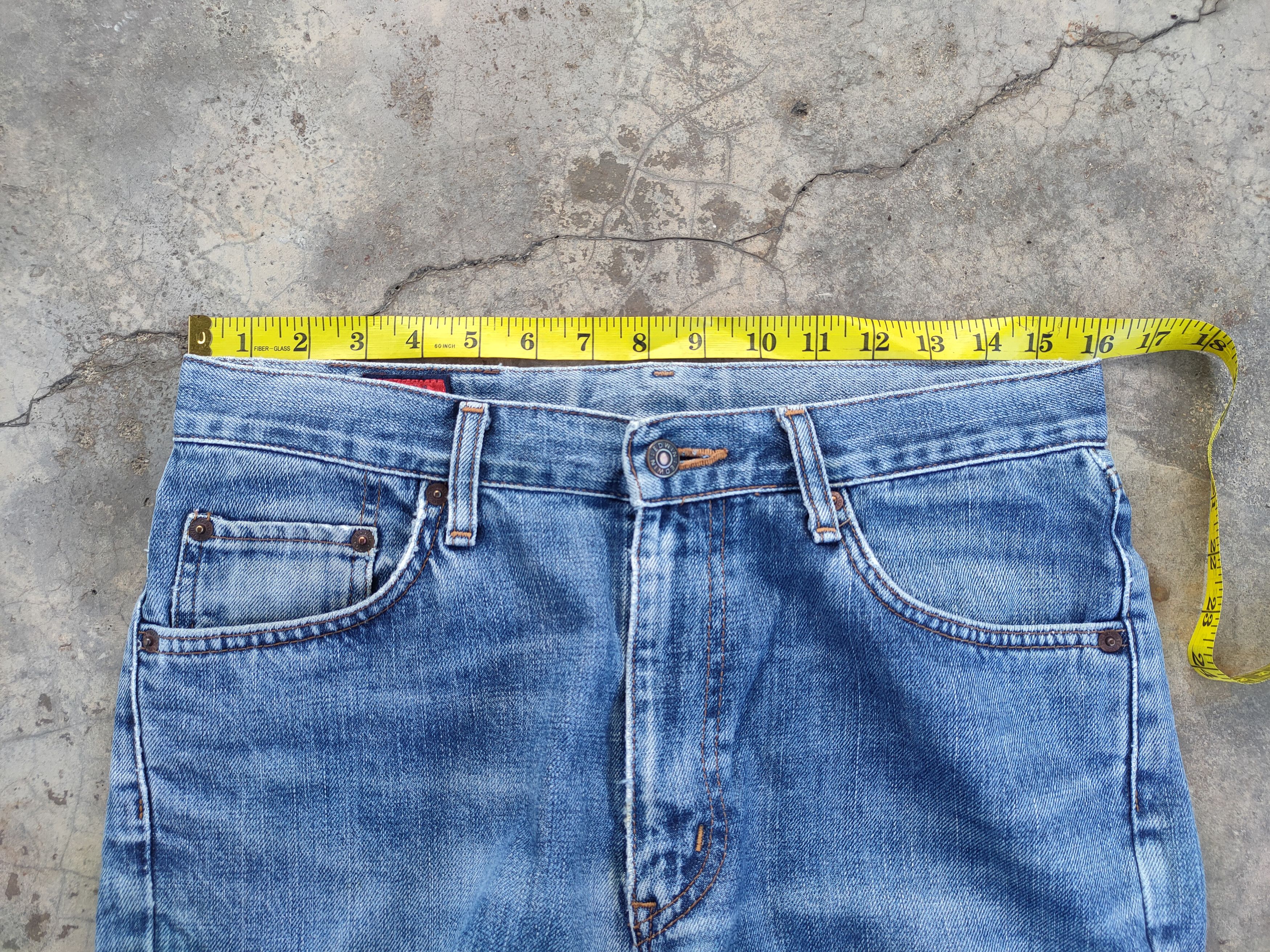 Edwin × Jean × Vintage W32 VINTAGE EDWIN 503 FADED RIPPED JEANS DENIM PANTS Size US 32 / EU 48 - 8 Thumbnail