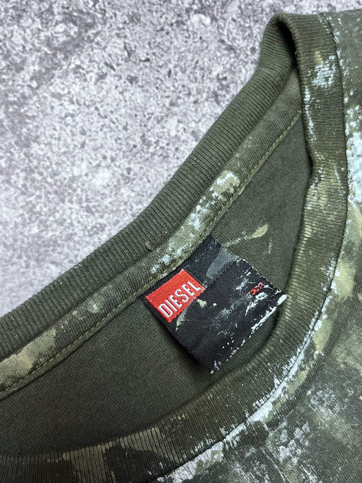 Diesel × Vintage Vintage Diesel Military Style Crazy T Shirt Size M Y2k Size US M / EU 48-50 / 2 - 5 Thumbnail