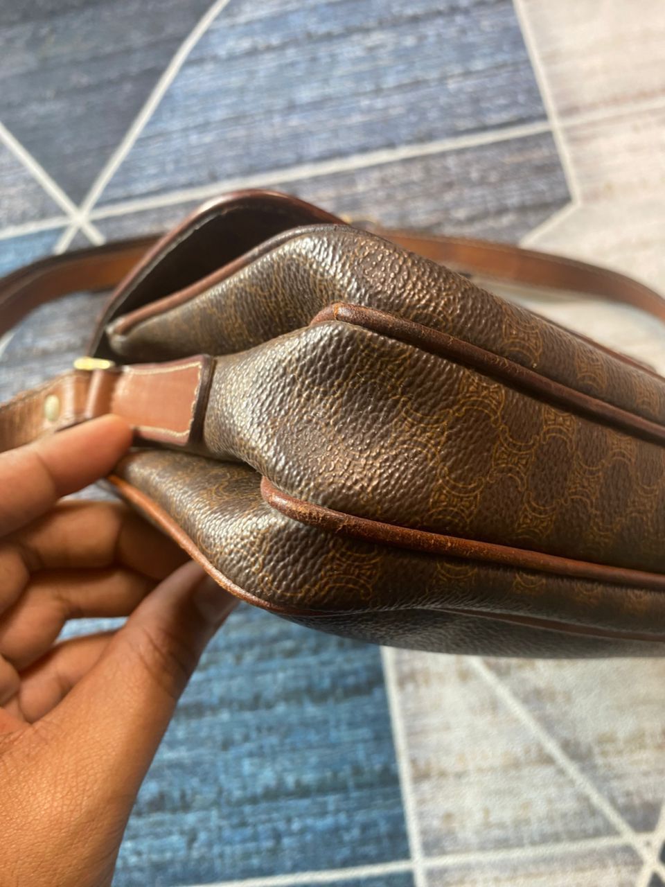 Celine × Vintage Vintage Celine Macadam Shoulder Bag Size ONE SIZE - 10 Thumbnail