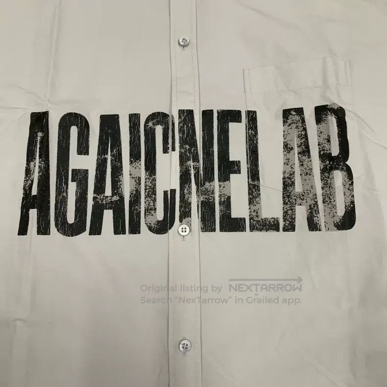 Balenciaga Balenciaga size 37 White Destroyed Reversed Logo Shirt Sho Size US XS / EU 42 / 0 - 6 Thumbnail