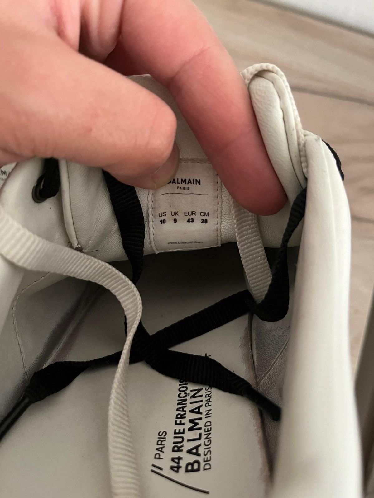 Balmain Balmain b-court white Size US 10 / EU 43 - 6 Thumbnail
