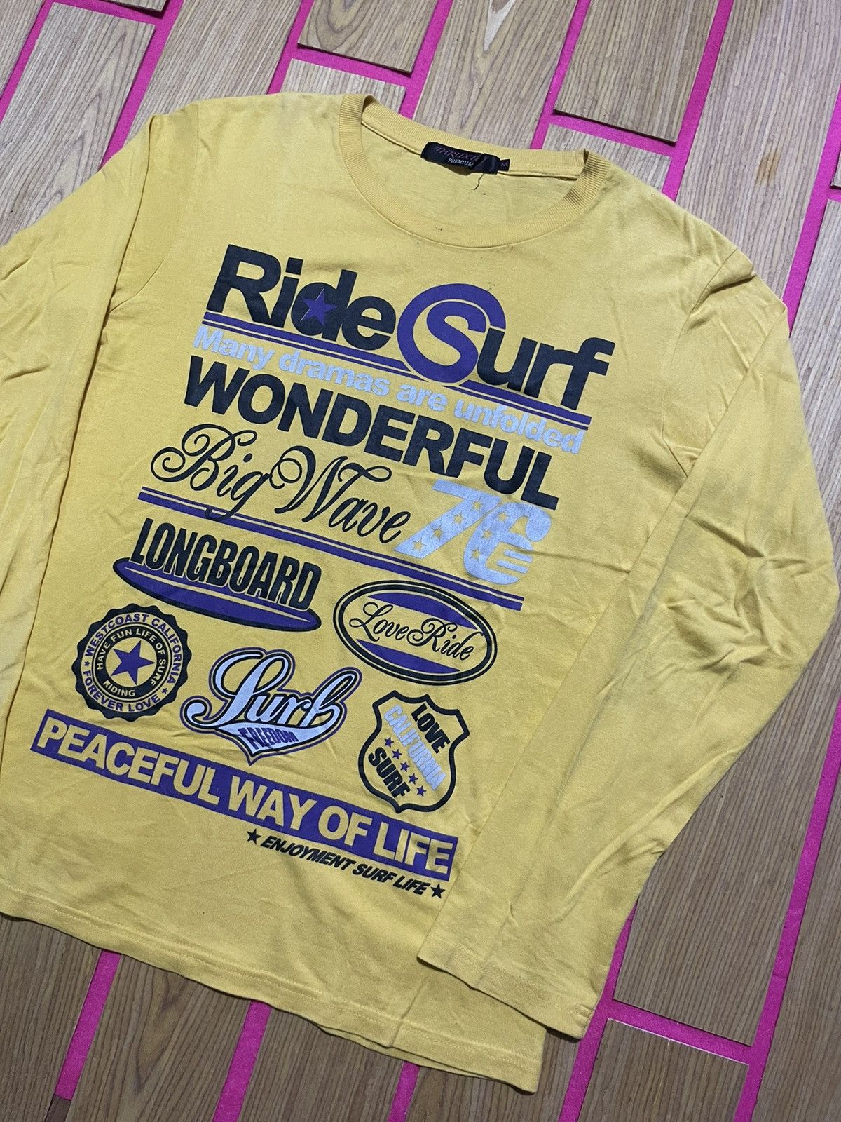 If Six Was Nine Y2K THRUXTON long sleeve tshirt Size US M / EU 48-50 / 2 - 2 Thumbnail