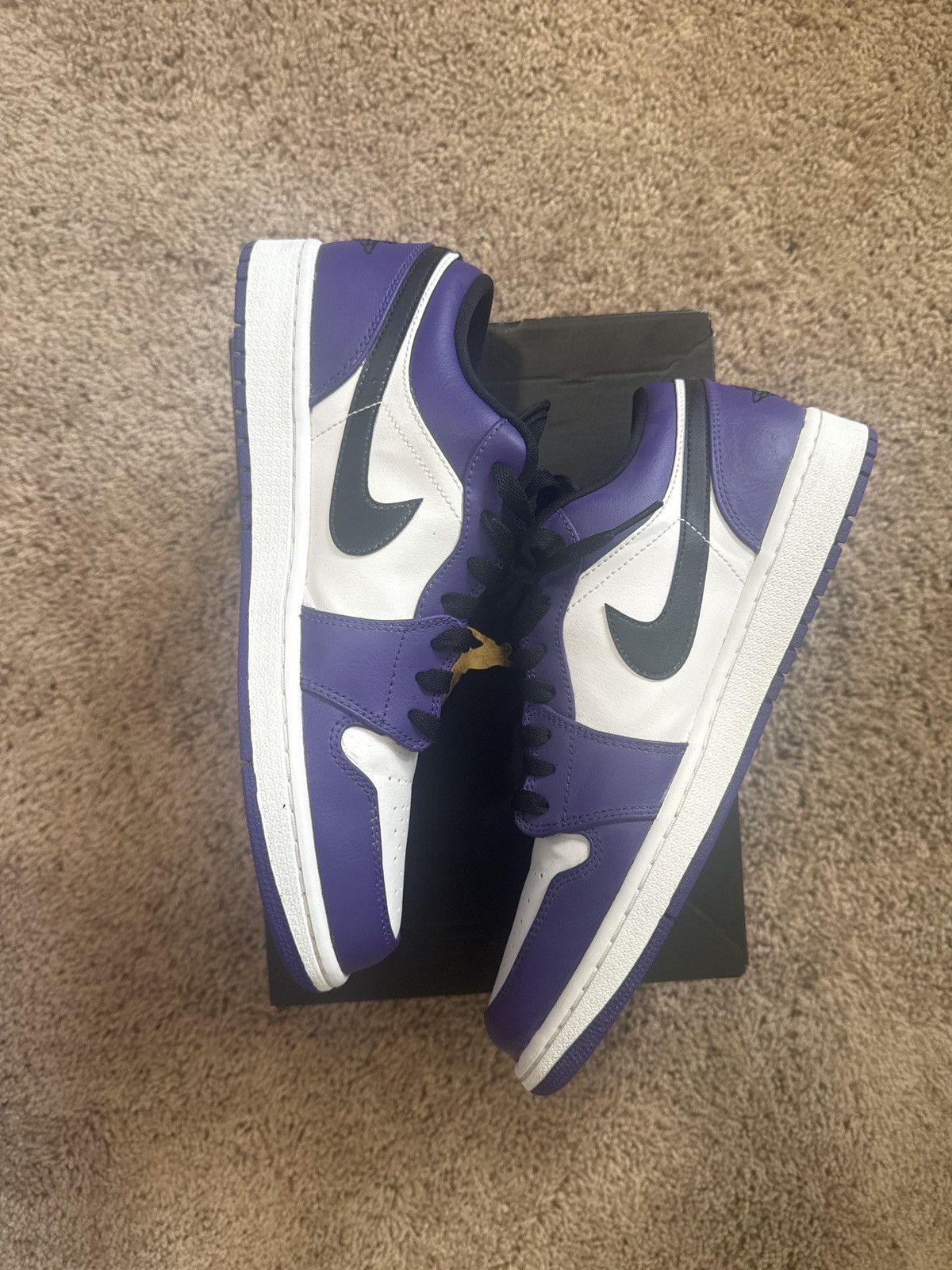 Jordan Brand × Nike Jordan 1 low court purple Size US 10.5 / EU 43-44 - 3 Thumbnail