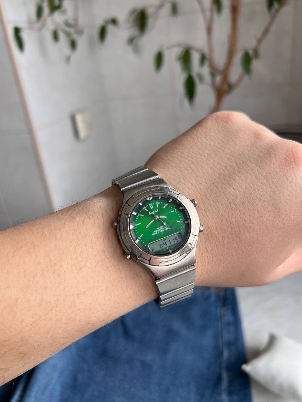 Japanese Brand × Vintage Vintage Double Dial Digital Japanese style futuristic Watch Size ONE SIZE - 8 Thumbnail