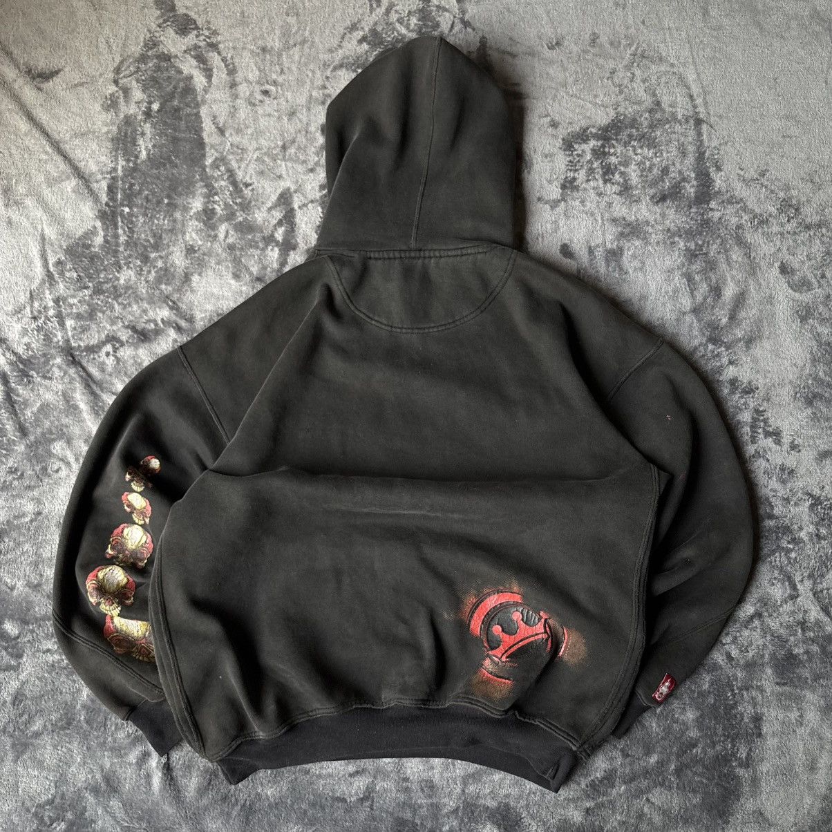 JNCO JNCO SKULL FLAMES CRAZY HOODIE Size US M / EU 48-50 / 2 - 7 Thumbnail