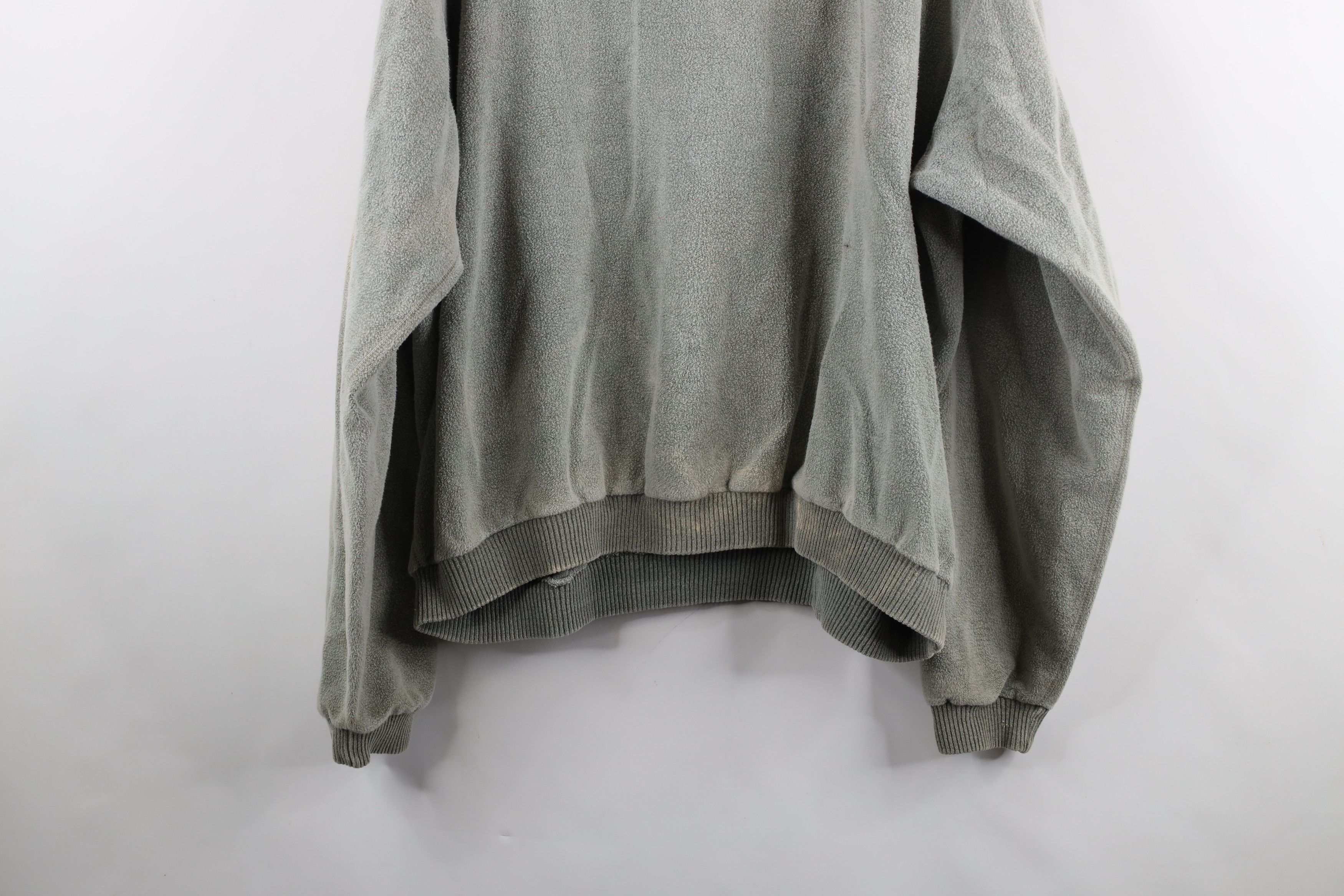 Vintage Vintage 90s Streetwear Reverse Collared Sweatshirt Green Size US XXL / EU 58 / 5 - 12 Thumbnail