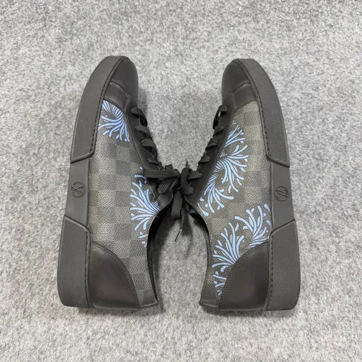 Louis Vuitton Louis Vuitton Casual Black Canvas Sneakers -2508 Size US 8 / EU 41 - 7 Thumbnail