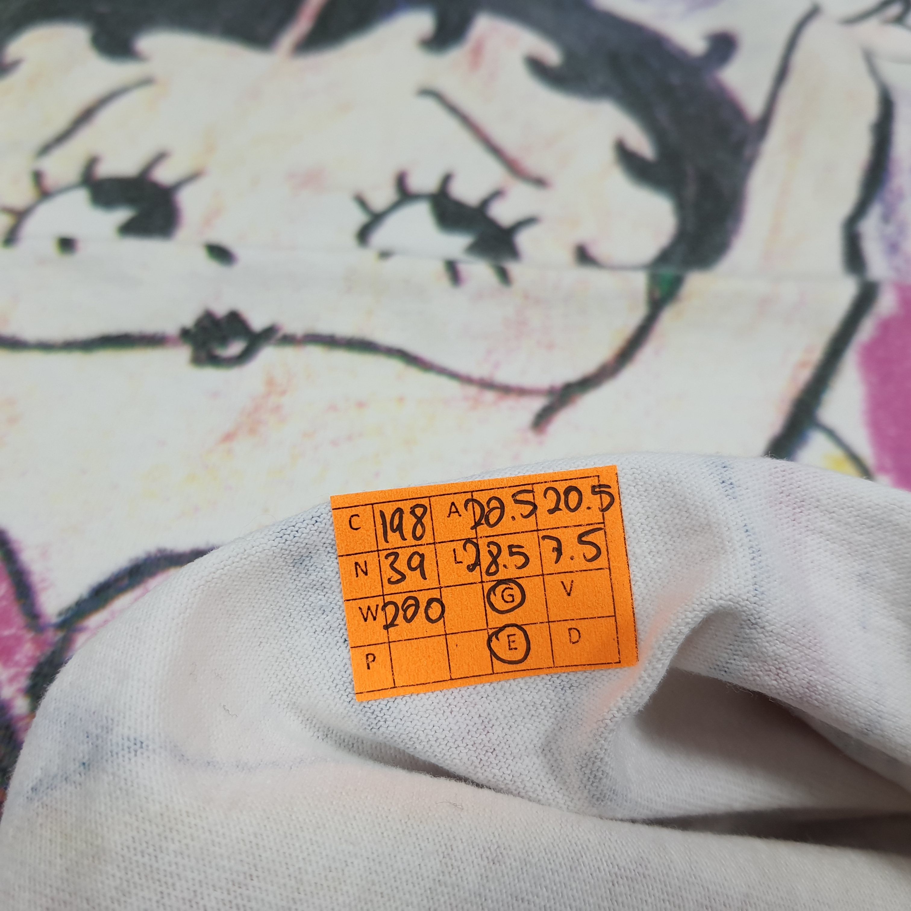 Cartoon Network × Vintage Vintage Betty Boop Overprinted Tshirt Size US M / EU 48-50 / 2 - 10 Thumbnail