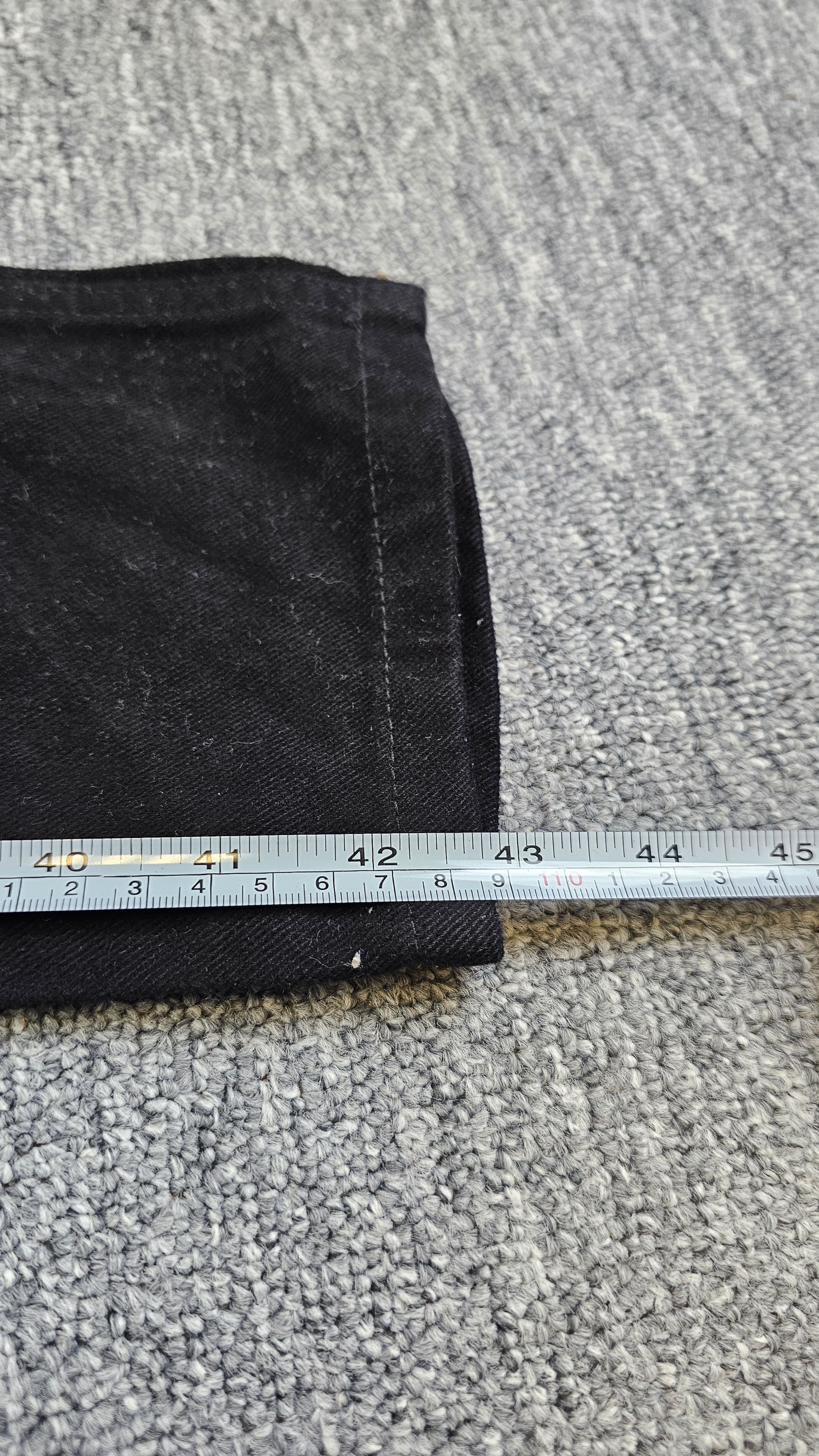 Versace Jeans Couture Versace Jeans Couture 90s Black Straight High Rise NWT W26 Size 26" / US 2 / IT 38 - 16 Thumbnail